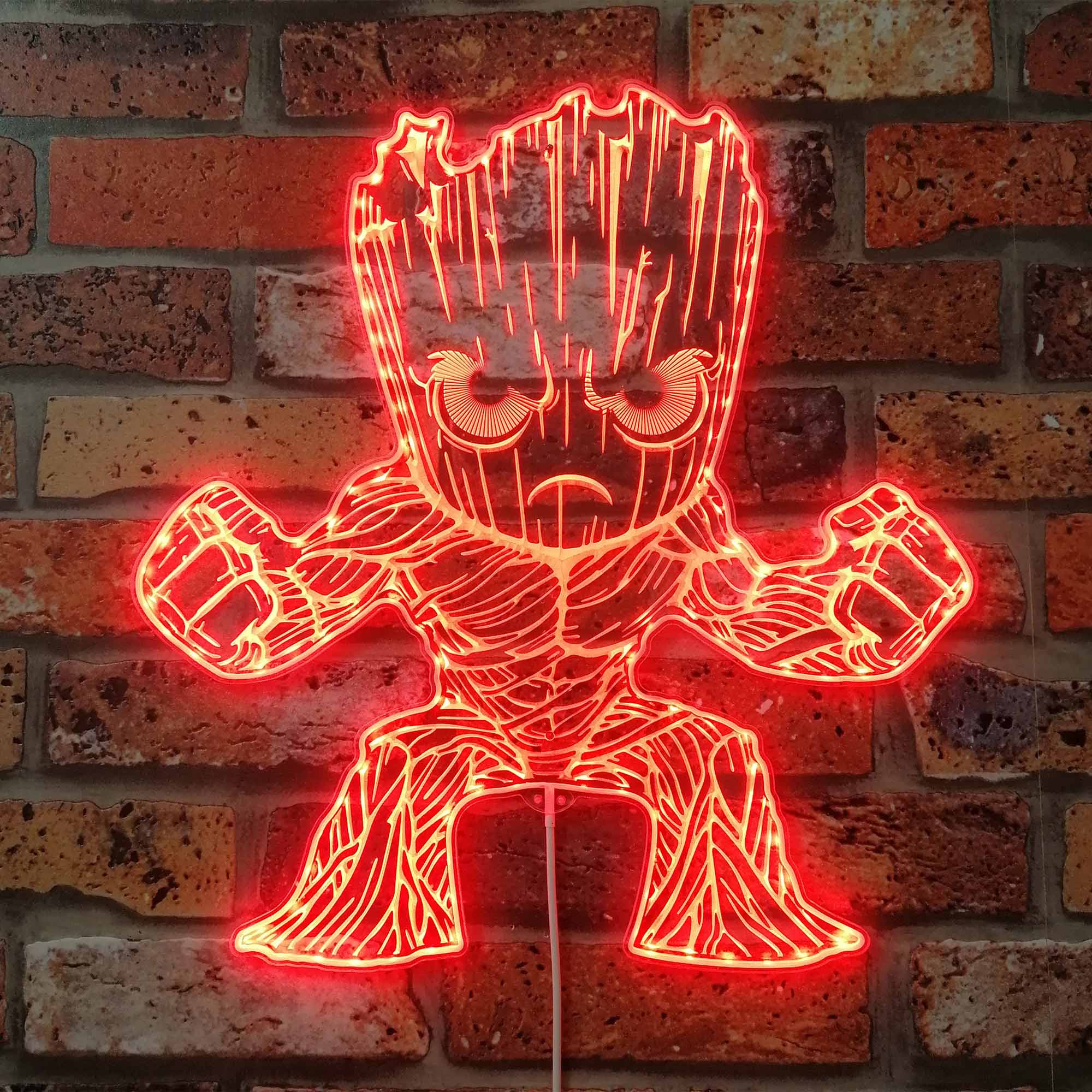 Groot Neon LED Sign with Dynamic RGB Colors - Image 3