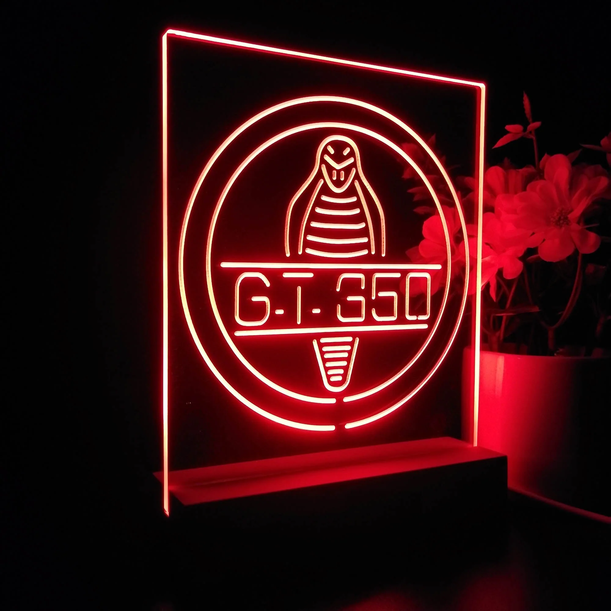 GT350 Cobra Car 3D Illusion Night Light Desk Lamp - Image 5