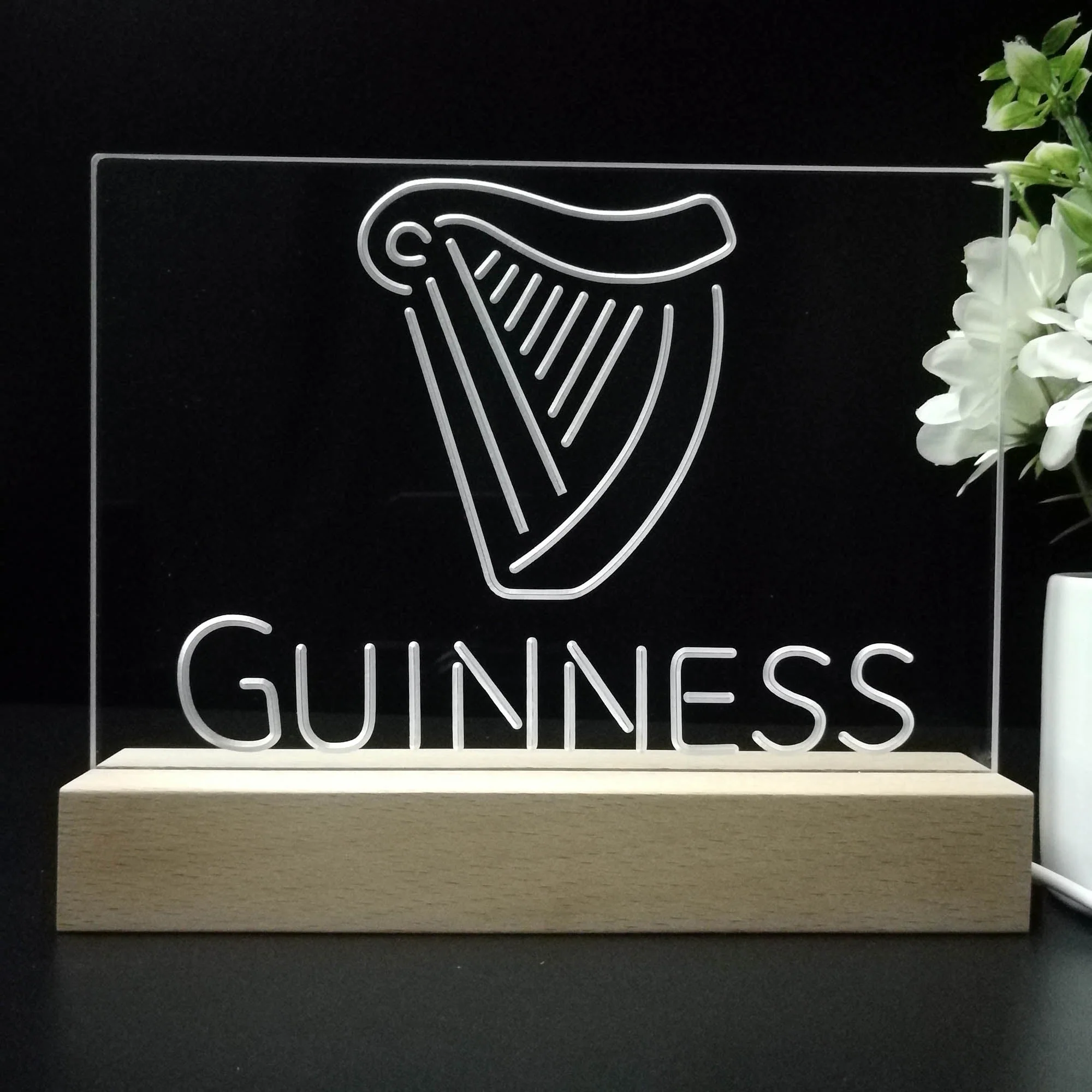Guinness Ale Neon Sign Pub Bar Lamp - Image 8