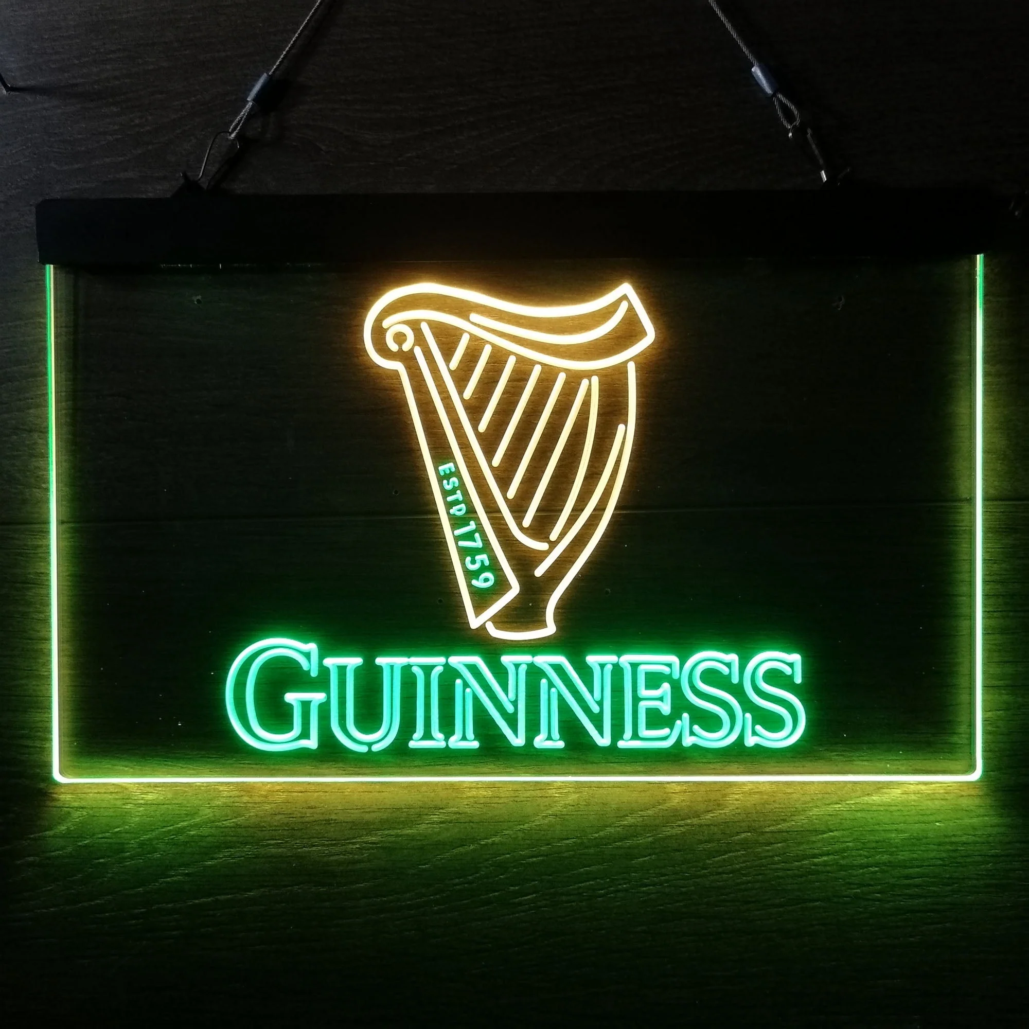 Guinness Beer Logo Home Bar Neon Light LED Sign - Image 8