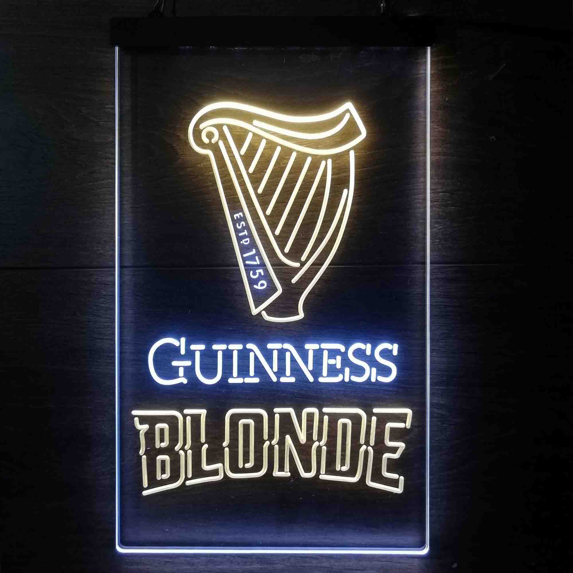Guinness Blonde Golden Beer Neon-Like LED Sign - Image 3