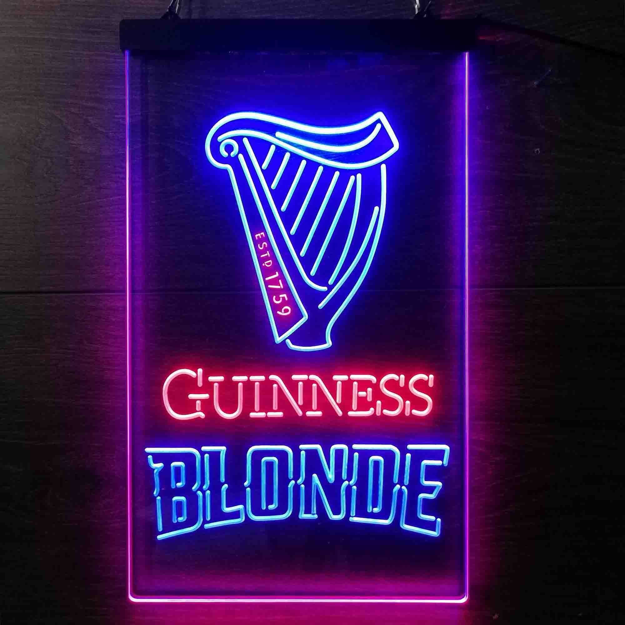 Guinness Blonde Golden Beer Neon-Like LED Sign - Image 8