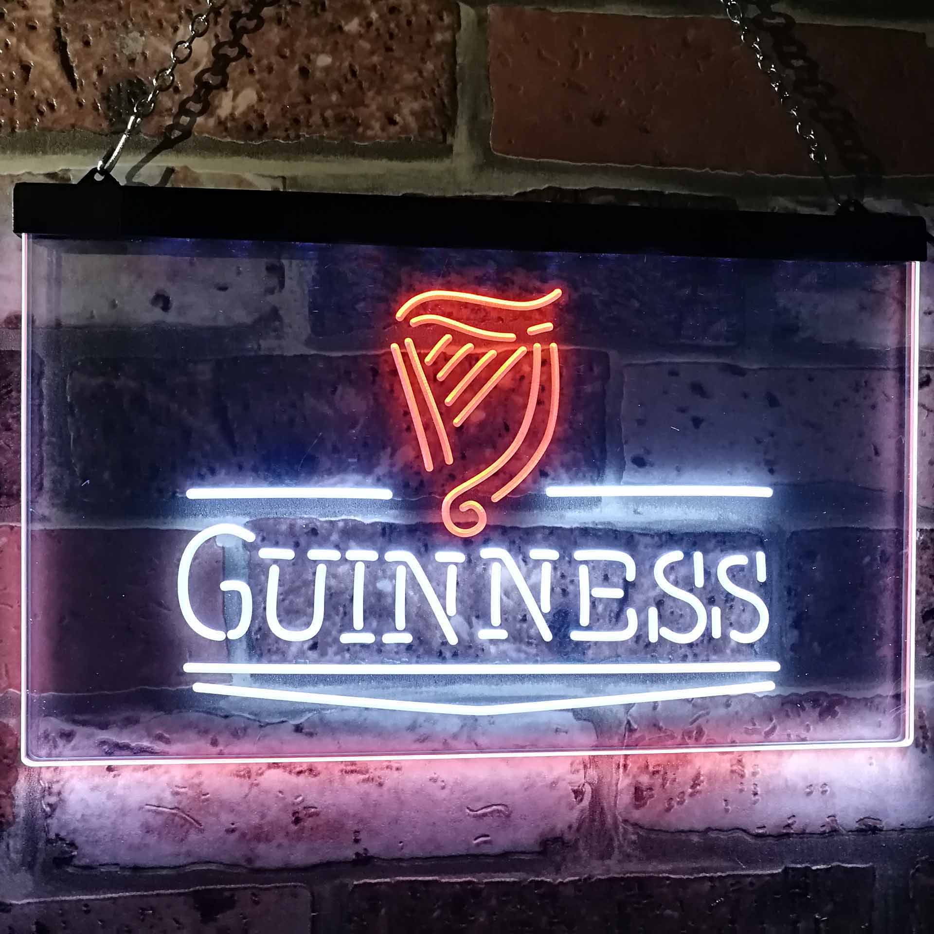 Guinness Classic Beer Bar Neon Light LED Sign - Image 10