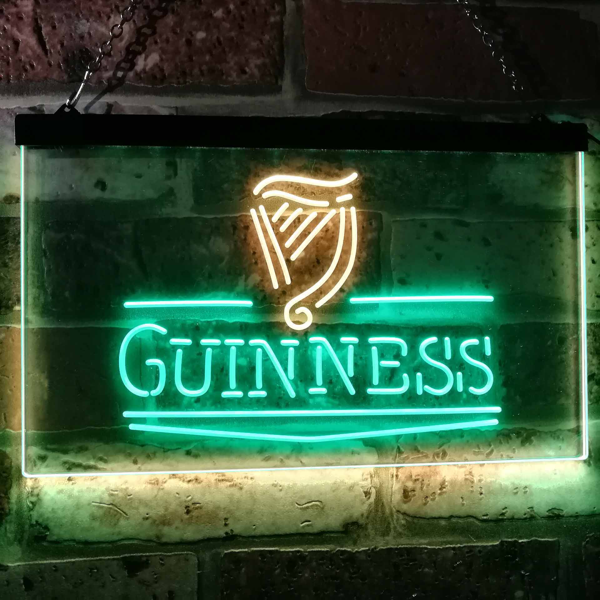 Guinness Classic Beer Bar Neon Light LED Sign - Image 6