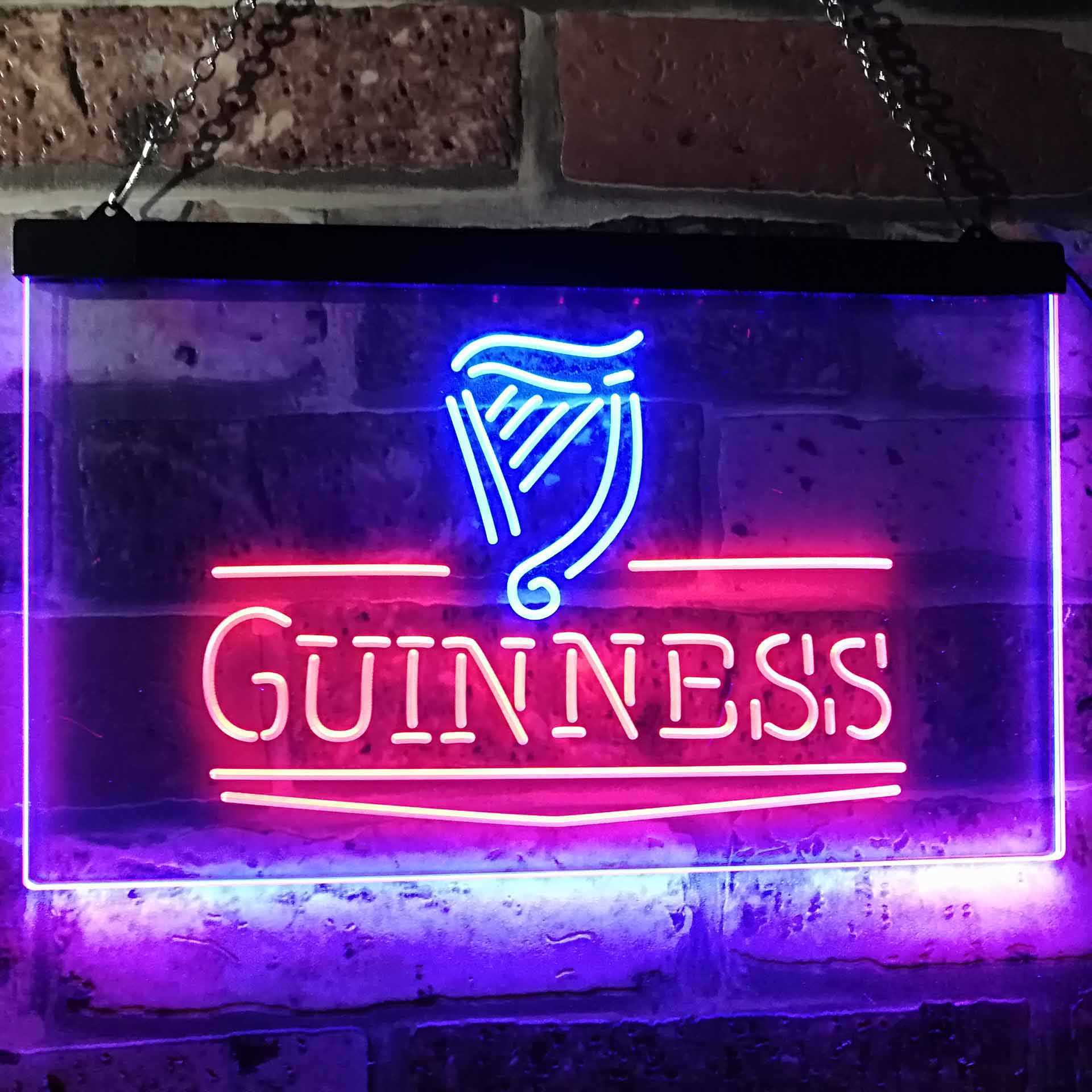 Guinness Classic Beer Bar Neon Light LED Sign - Image 7