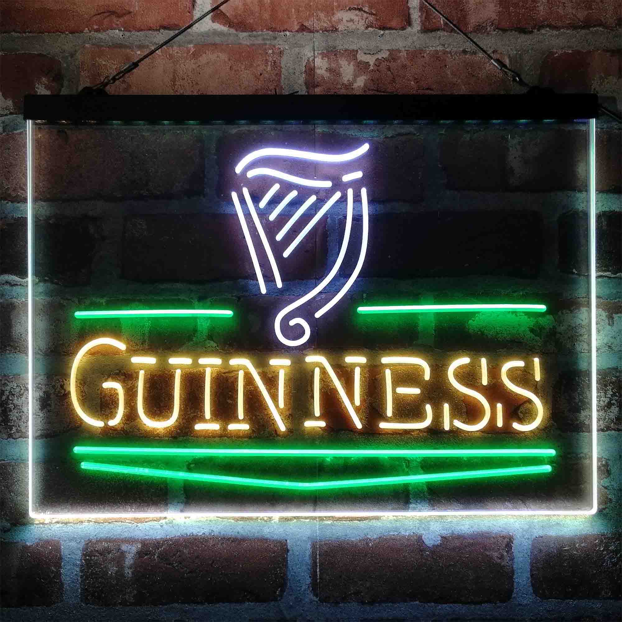 Guinness Classic Neon 3-Color LED Sign - Image 12