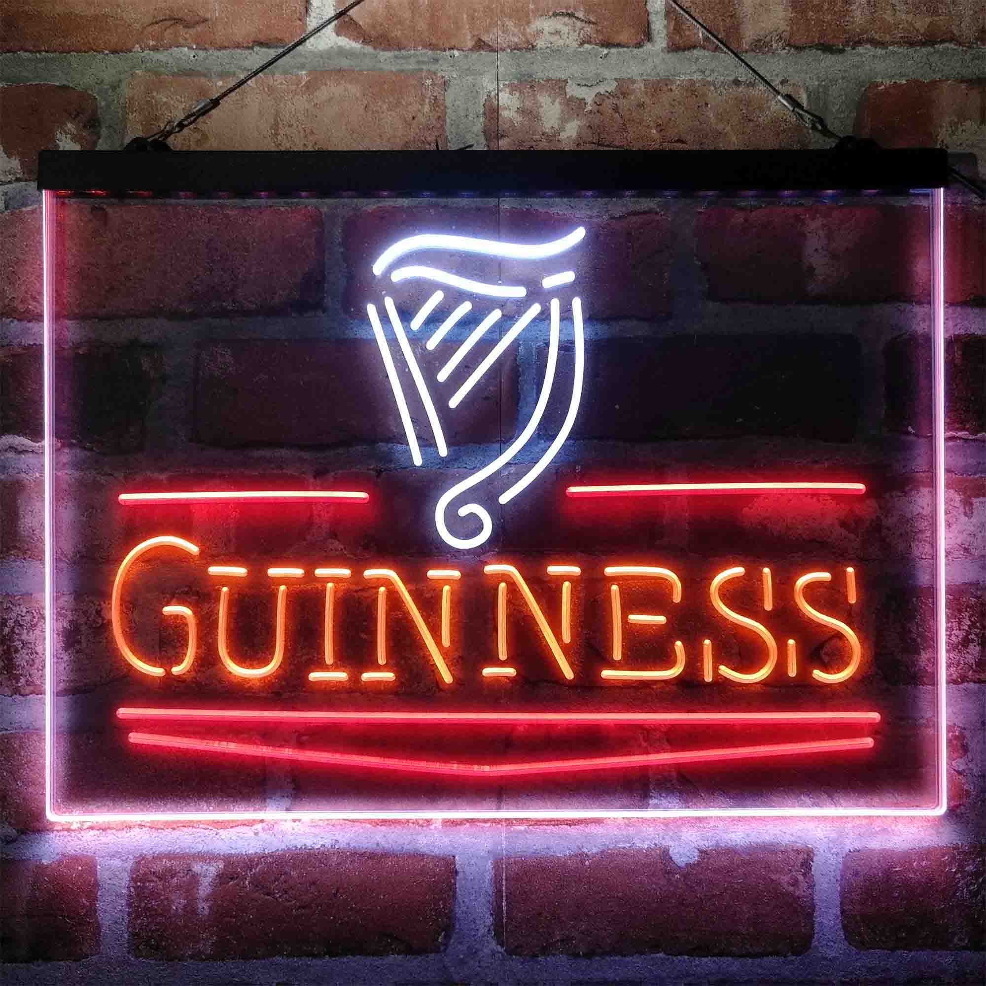 Guinness Classic Neon 3-Color LED Sign - Image 7