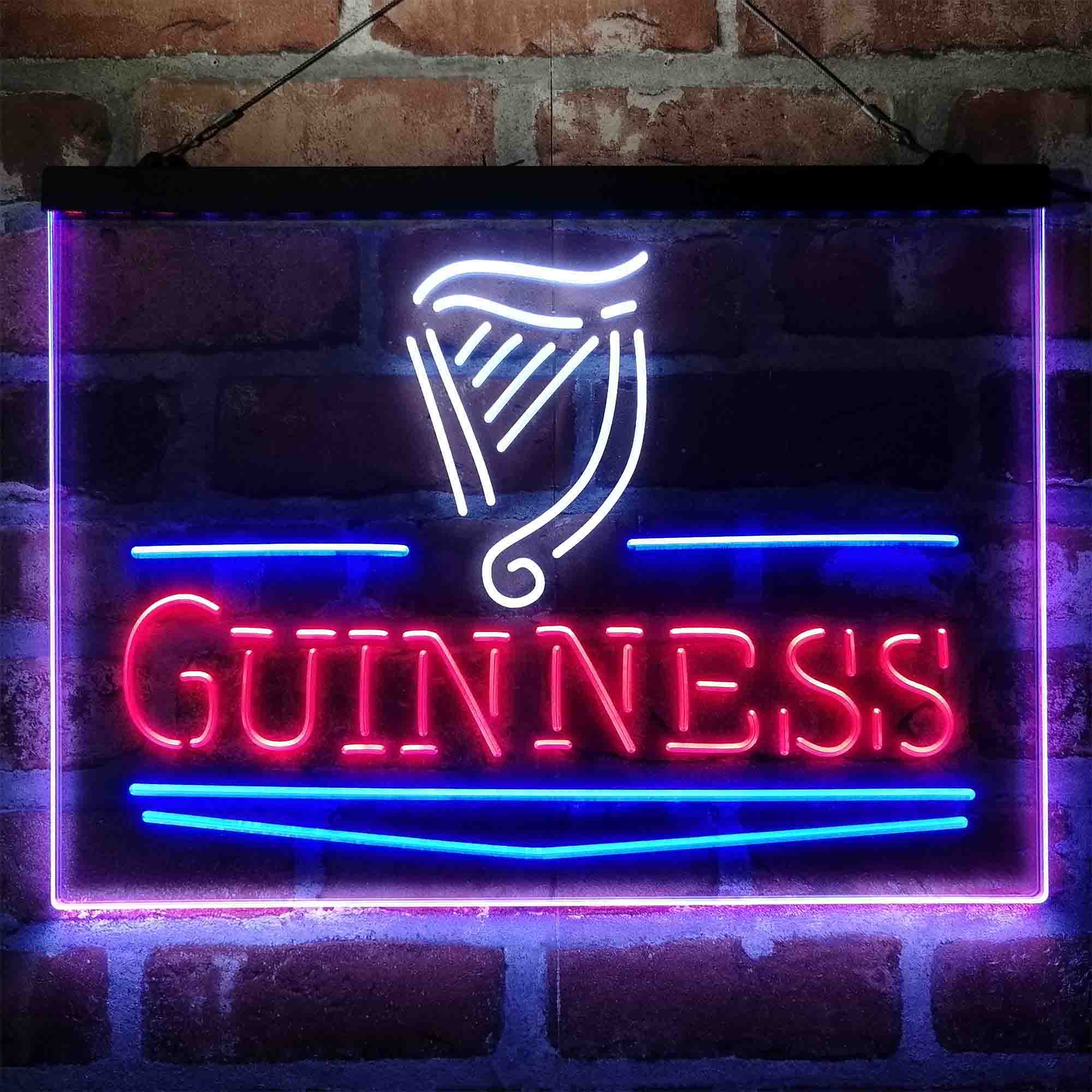 Guinness Classic Neon 3-Color LED Sign - Image 9