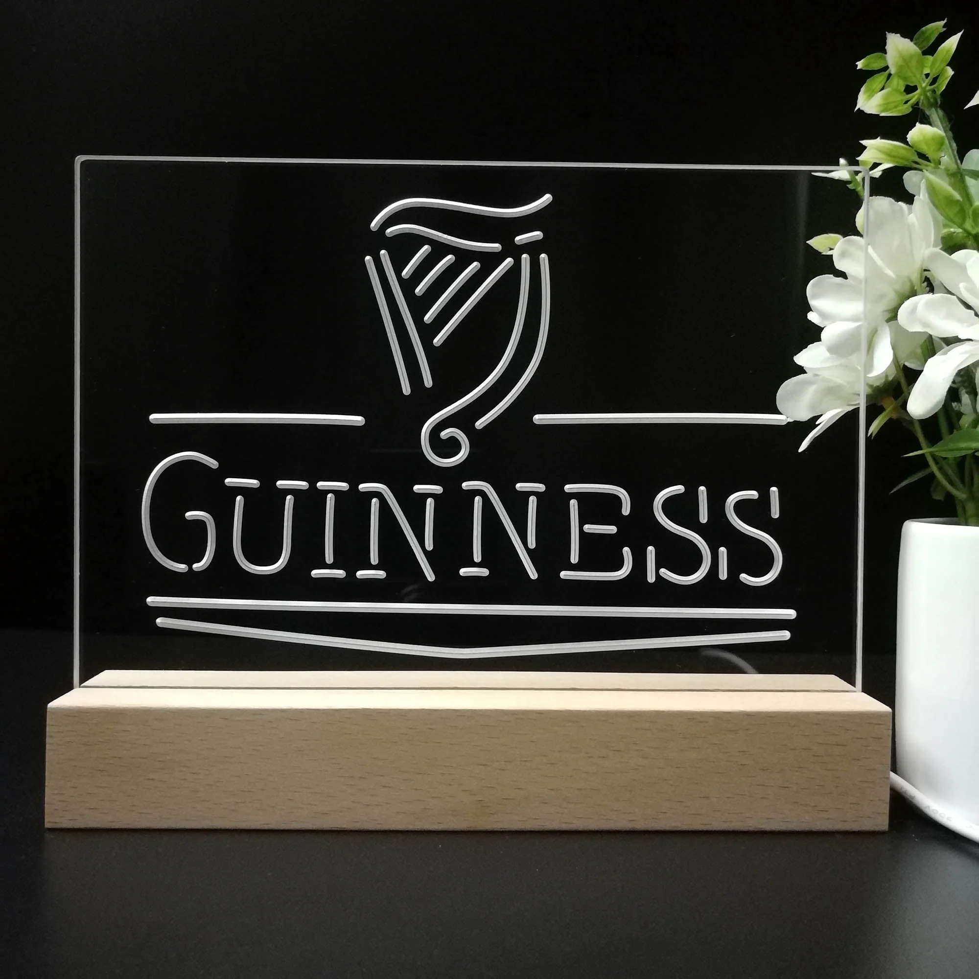 Guinness Classic Neon Sign Pub Bar Lamp - Image 8
