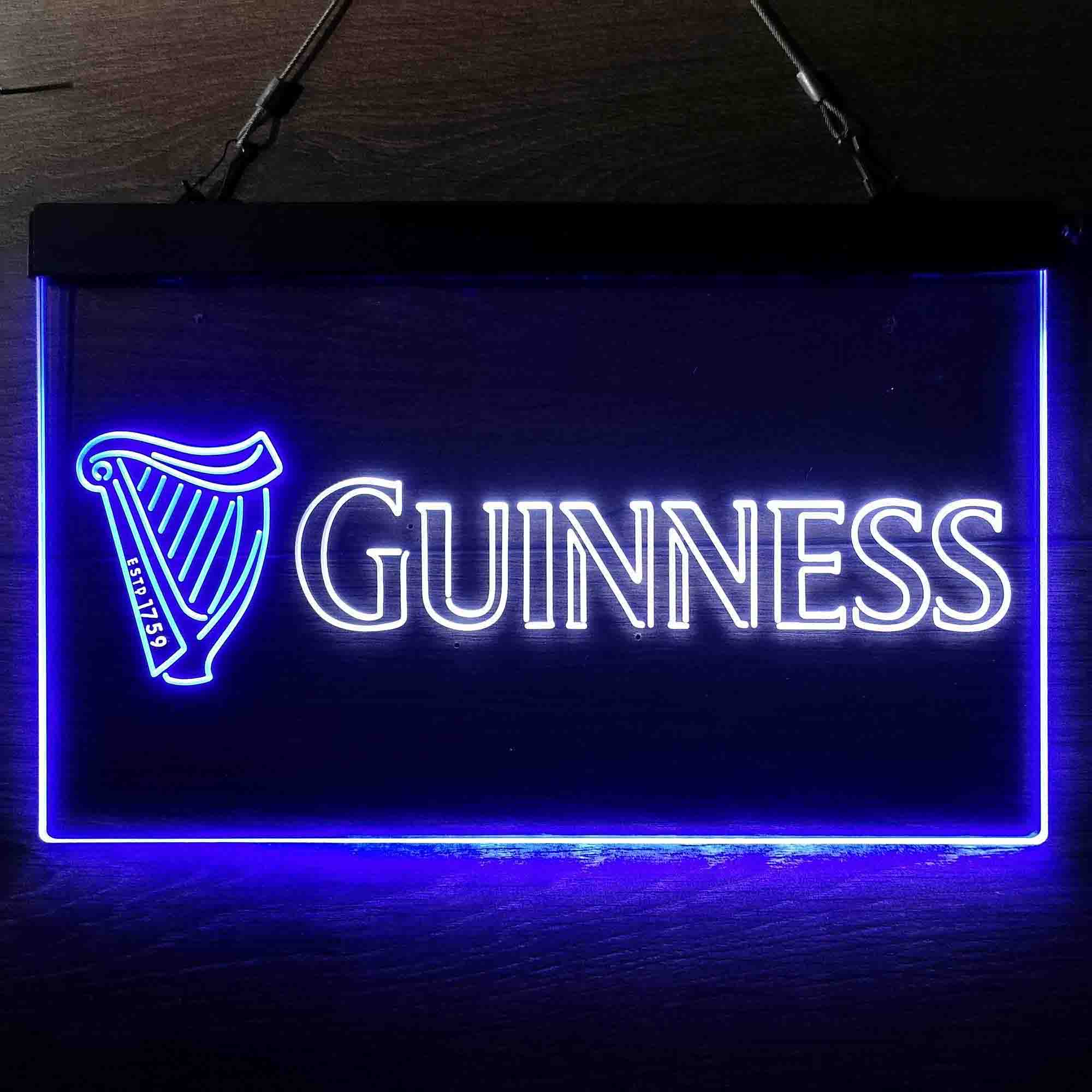 Guinness Dark Stout Beer Neon-Like LED Sign - Image 11