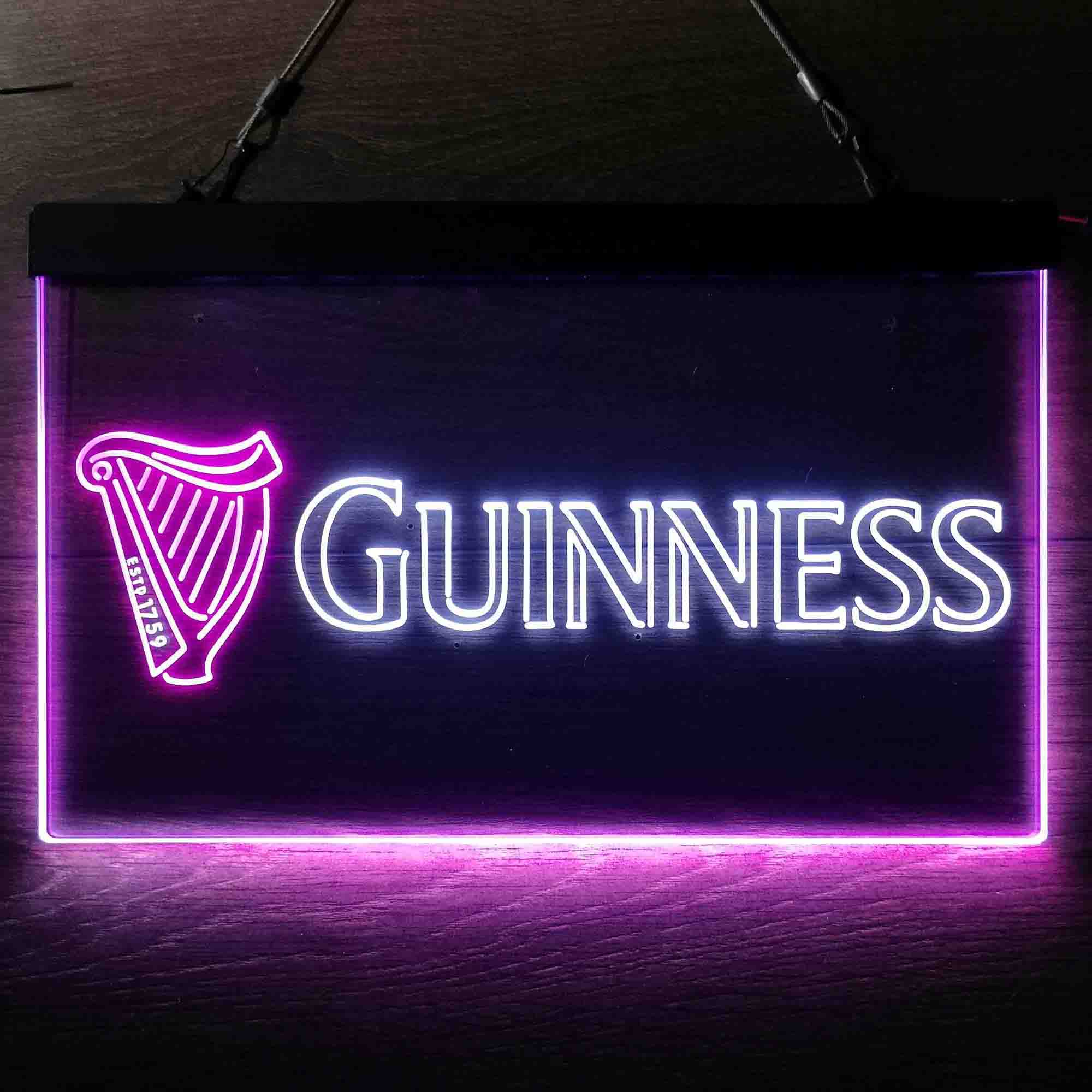 Guinness Dark Stout Beer Neon-Like LED Sign - Image 12