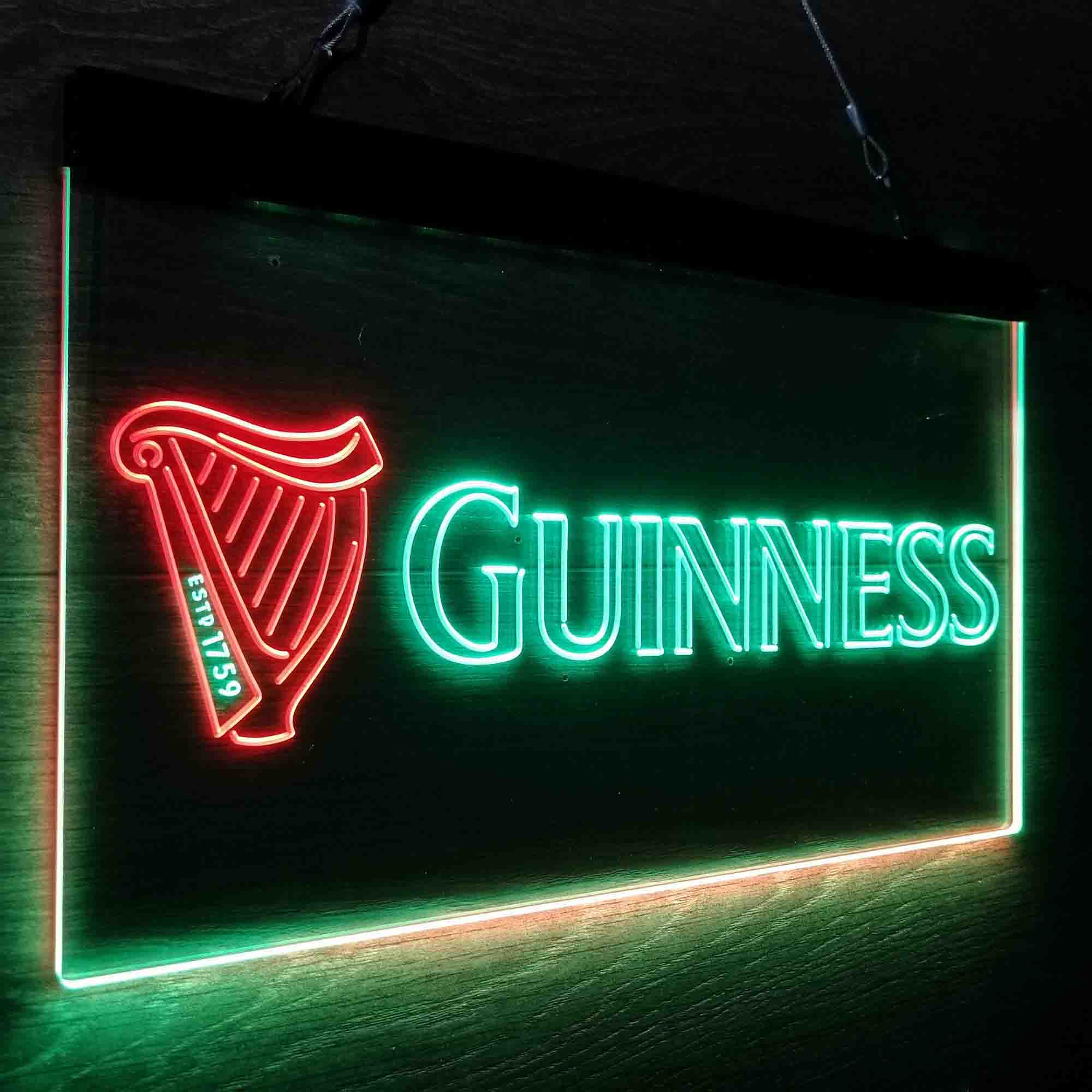Guinness Dark Stout Beer Neon-Like LED Sign - Image 16