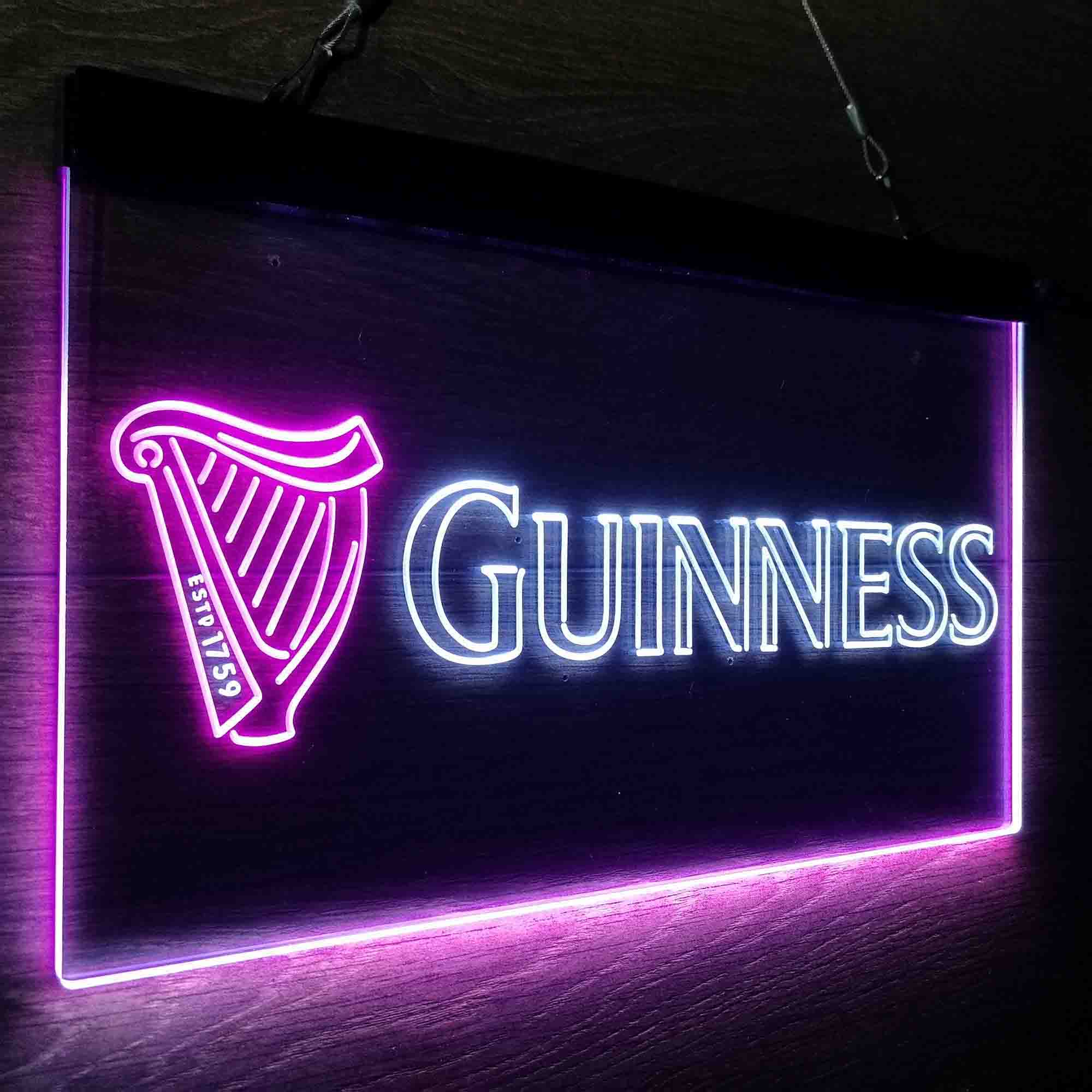Guinness Dark Stout Beer Neon-Like LED Sign - Image 25