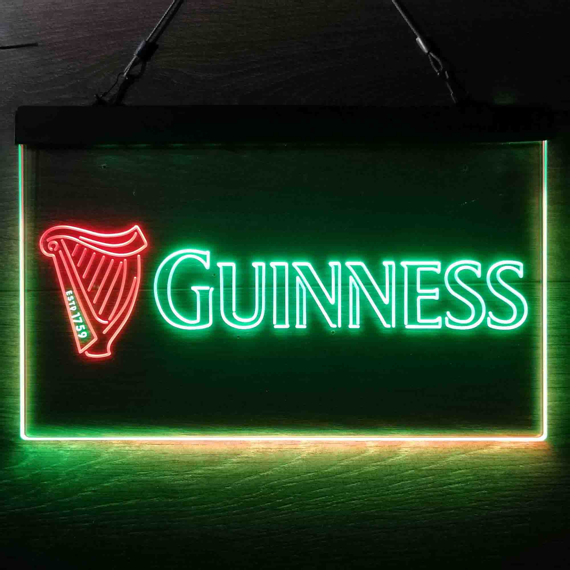 Guinness Dark Stout Beer Neon-Like LED Sign - Image 3
