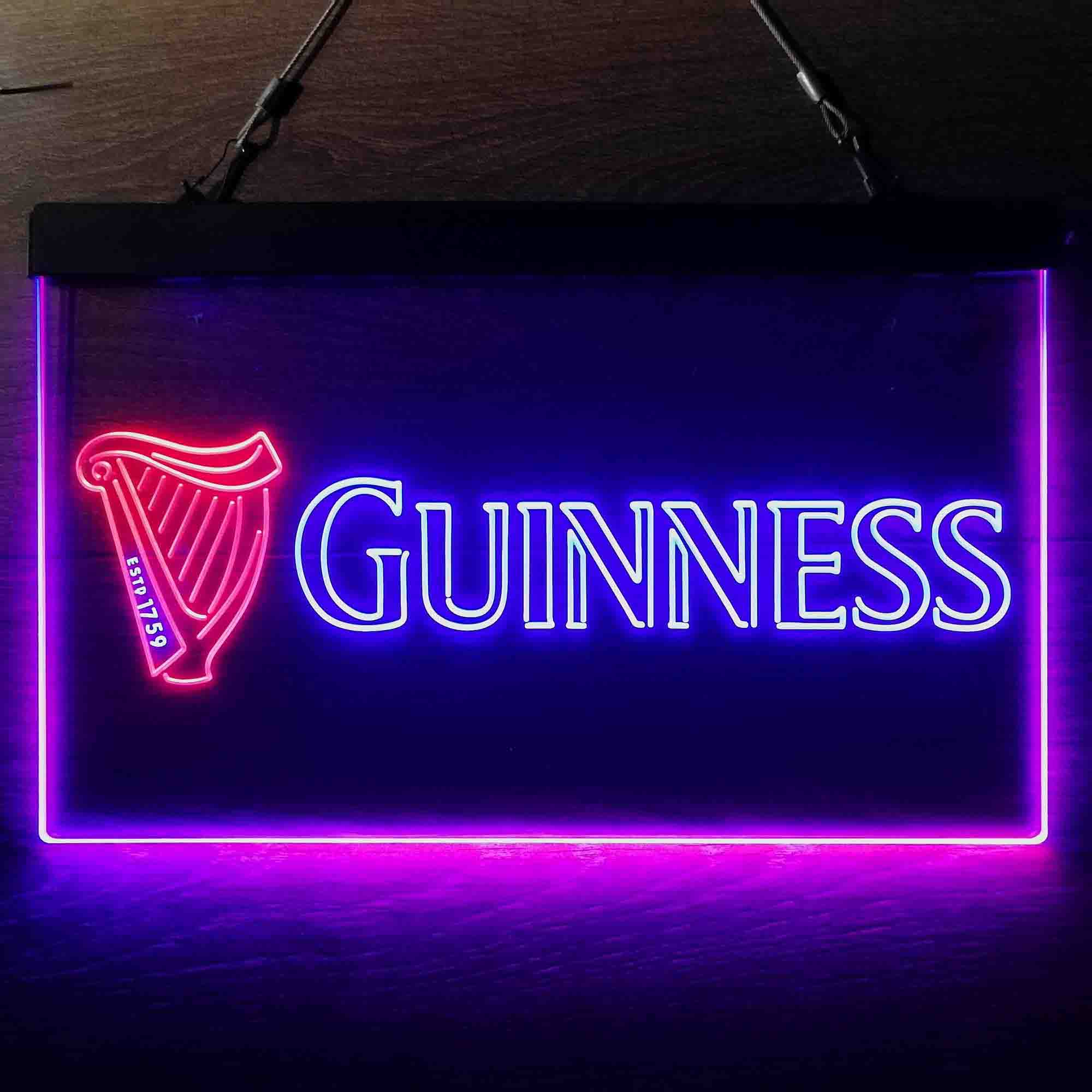 Guinness Dark Stout Beer Neon-Like LED Sign - Image 6