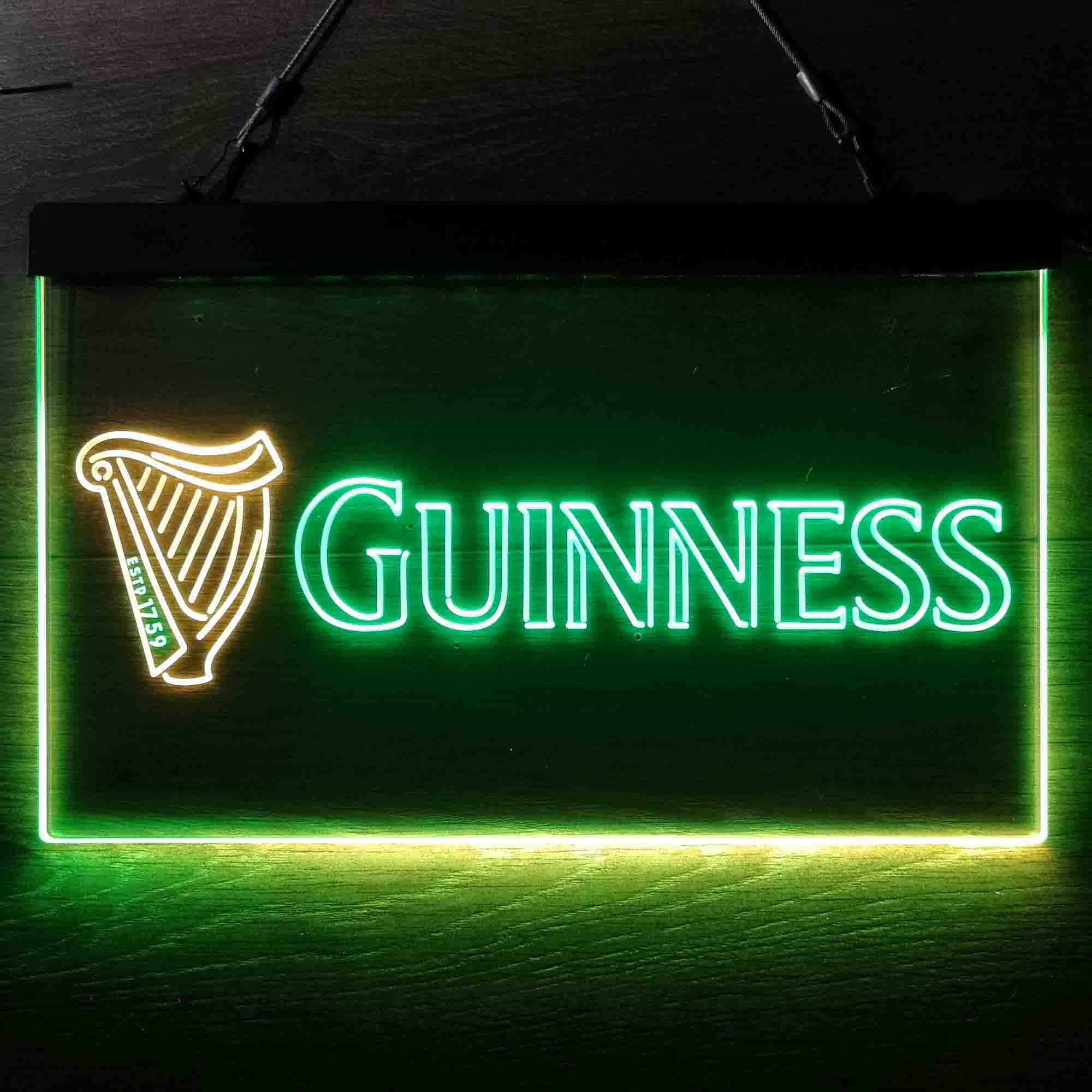 Guinness Dark Stout Beer Neon-Like LED Sign - Image 9