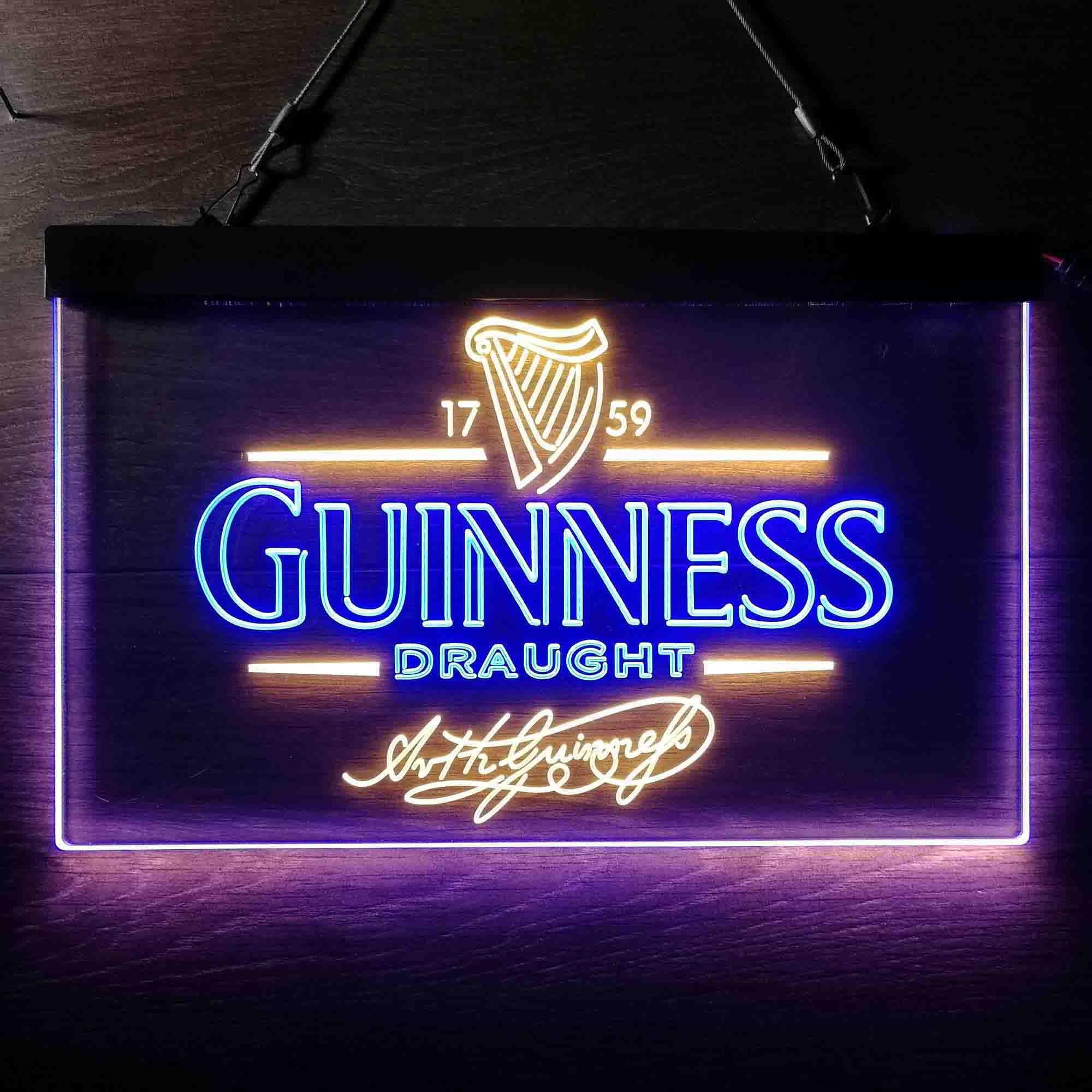 Guinness Draught 1759 Home Bar Neon Light LED Sign - Image 12