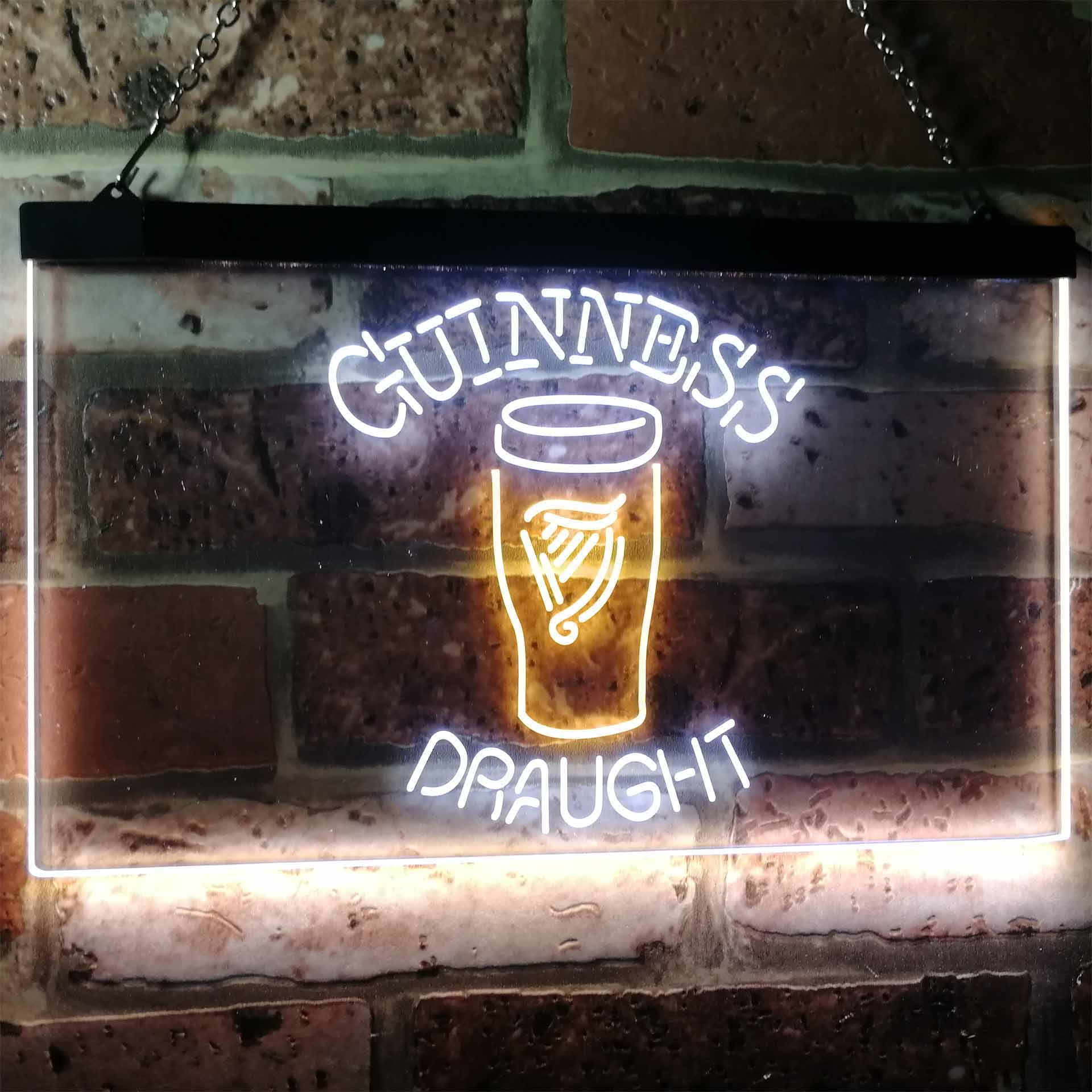 Guinness Draught Ale Beer Bar Neon-Like LED Sign - Image 3