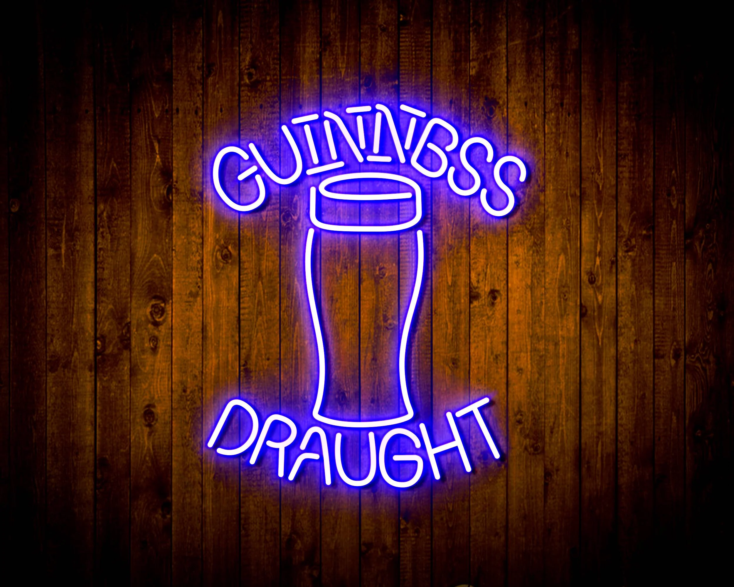 Guinness Draught Home Bar Neon Flex LED Sign - Image 15