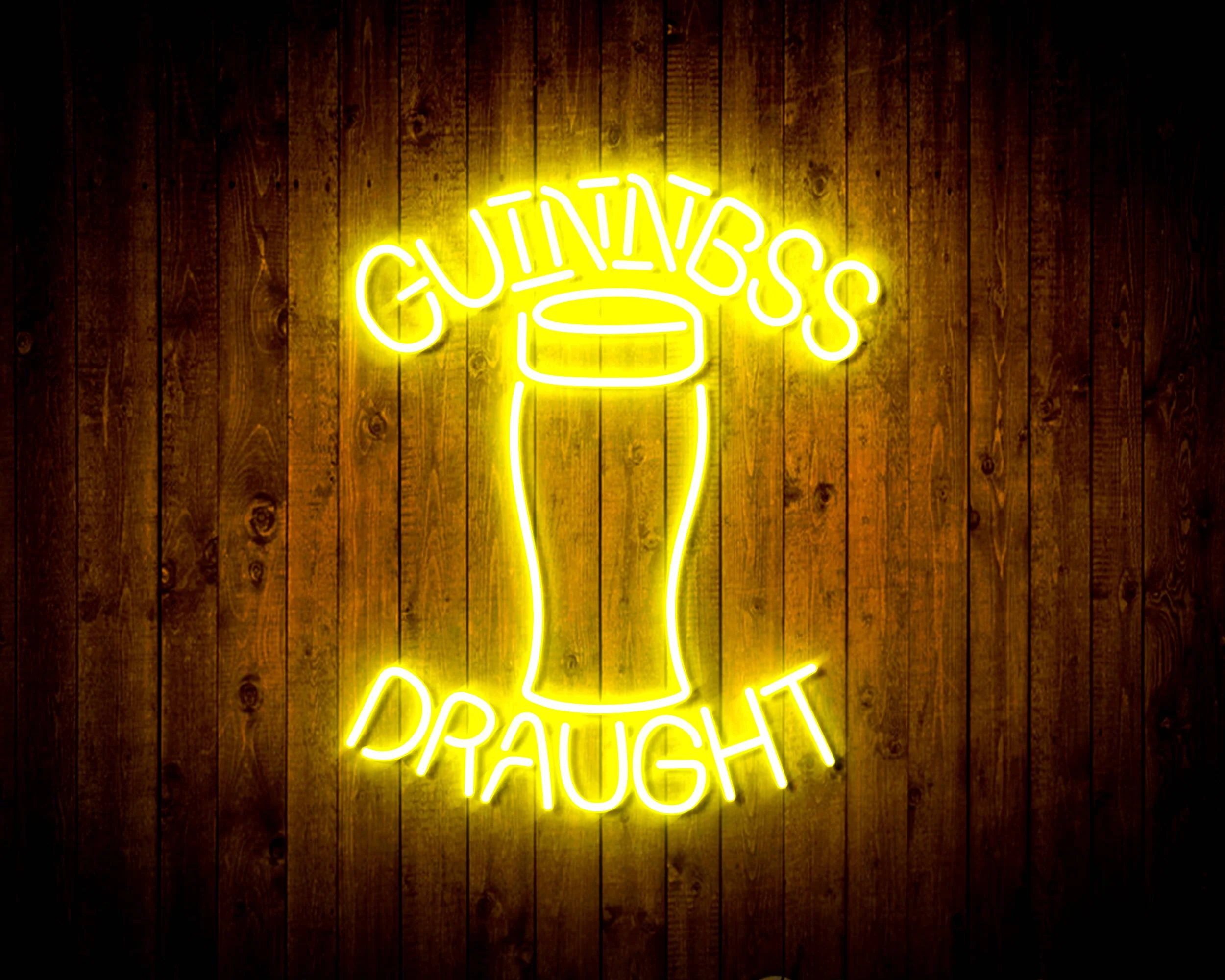 Guinness Draught Home Bar Neon Flex LED Sign - Image 22