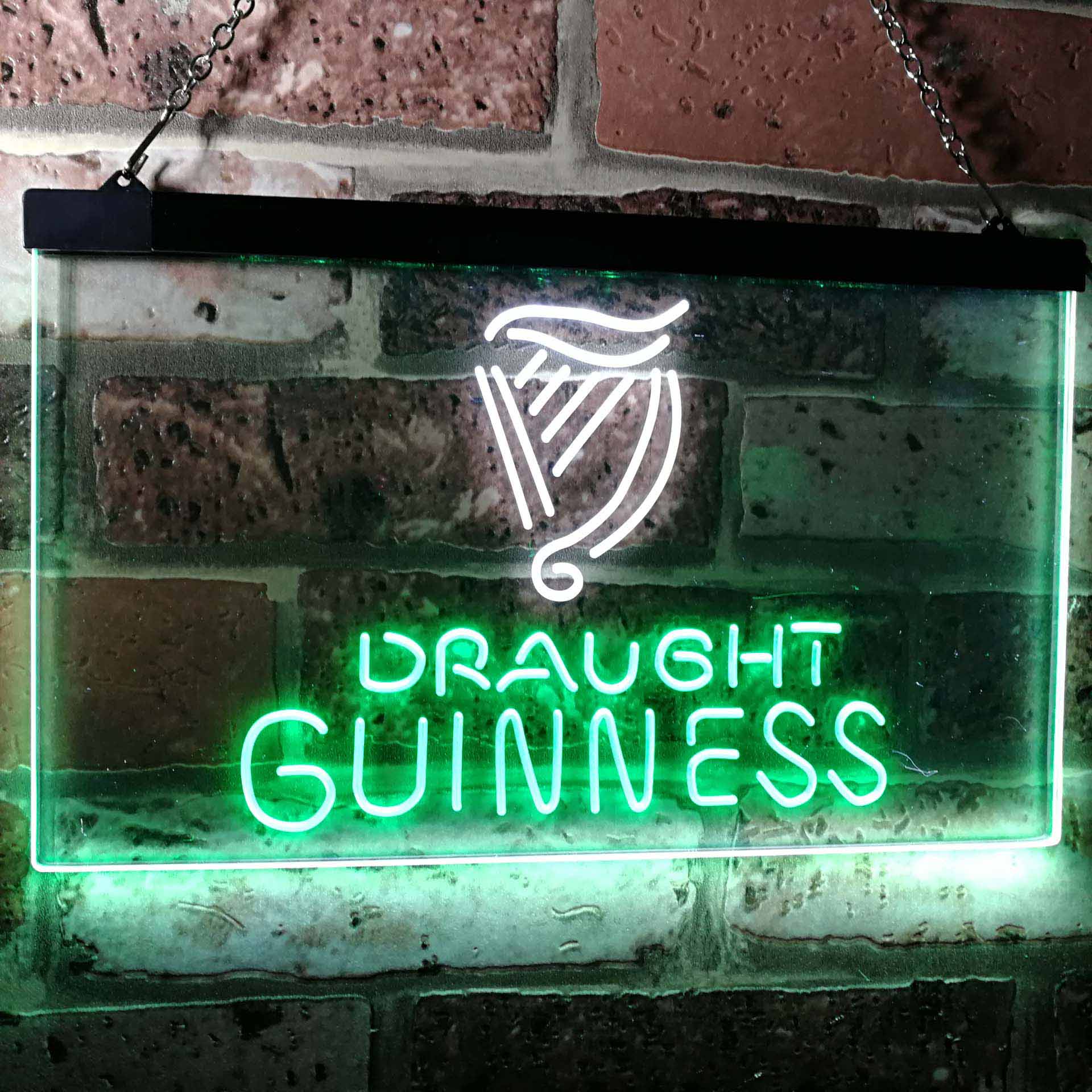 Guinness Draught on tap Beer Bar Decor Home Bar Neon Light LED Sign - Image 11