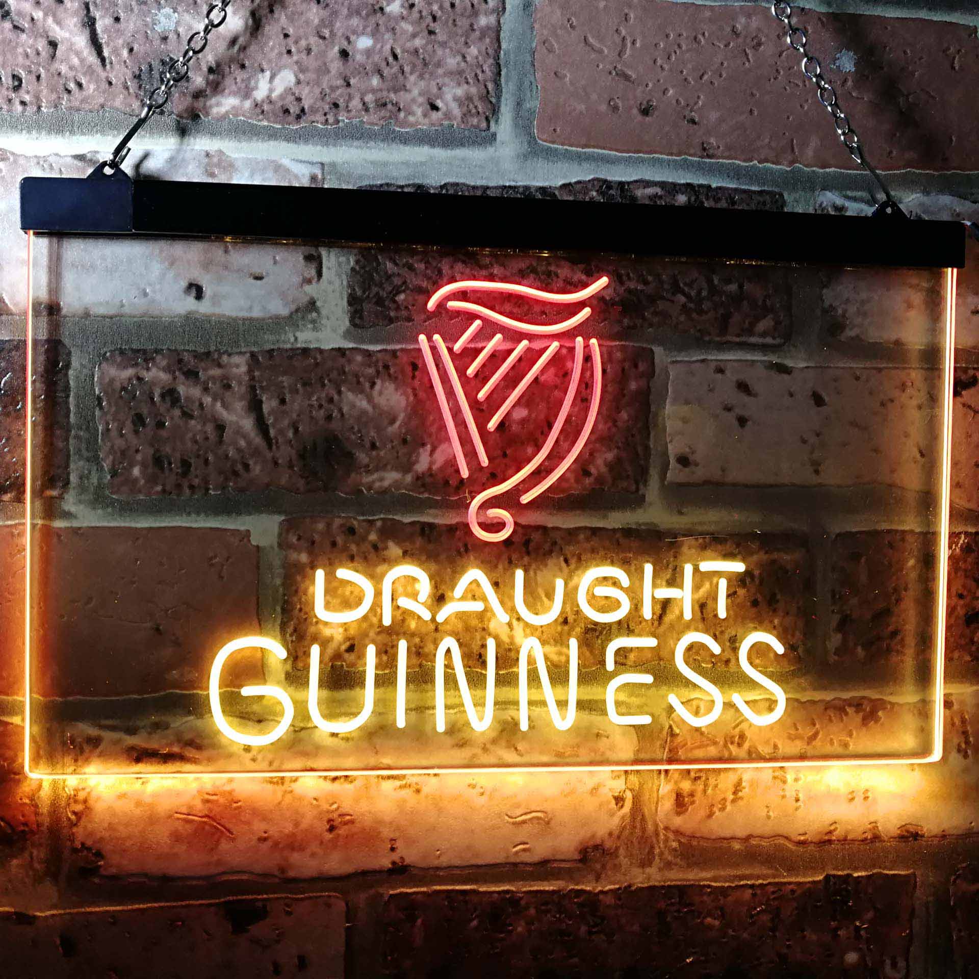 Guinness Draught on tap Beer Bar Decor Home Bar Neon Light LED Sign - Image 5