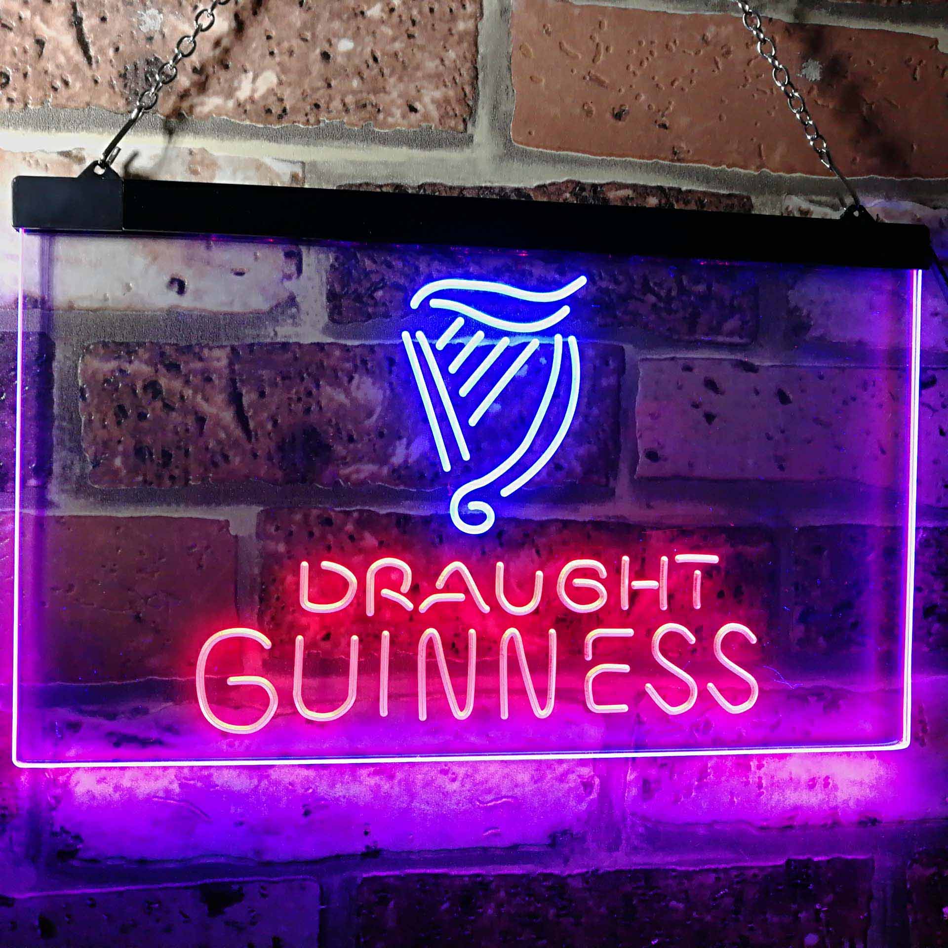 Guinness Draught on tap Beer Bar Decor Home Bar Neon Light LED Sign - Image 8