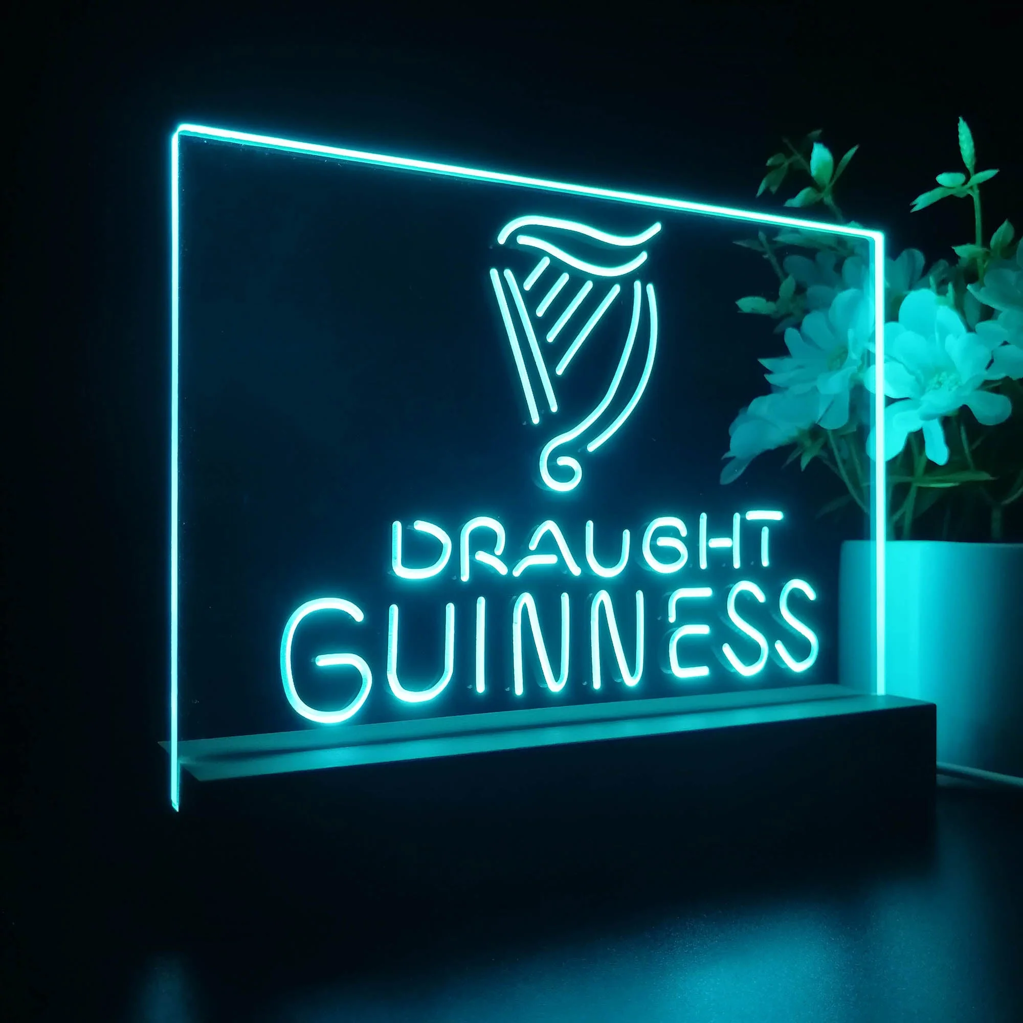 Guinness Draught on tap Neon Sign Pub Bar Lamp - Image 6