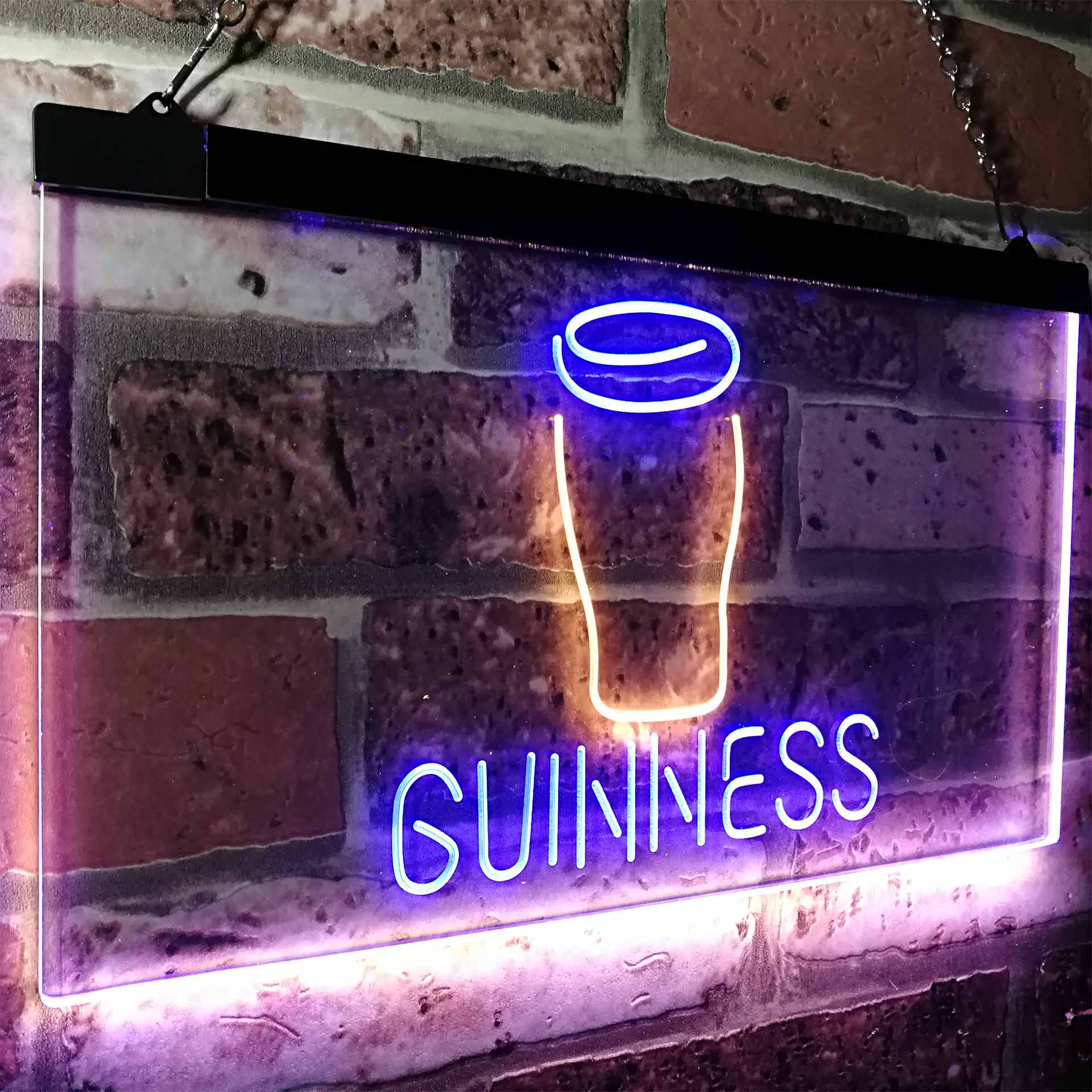 Guinness Glass Beer on tap Bar Decor Neon-Like LED Sign - Image 21