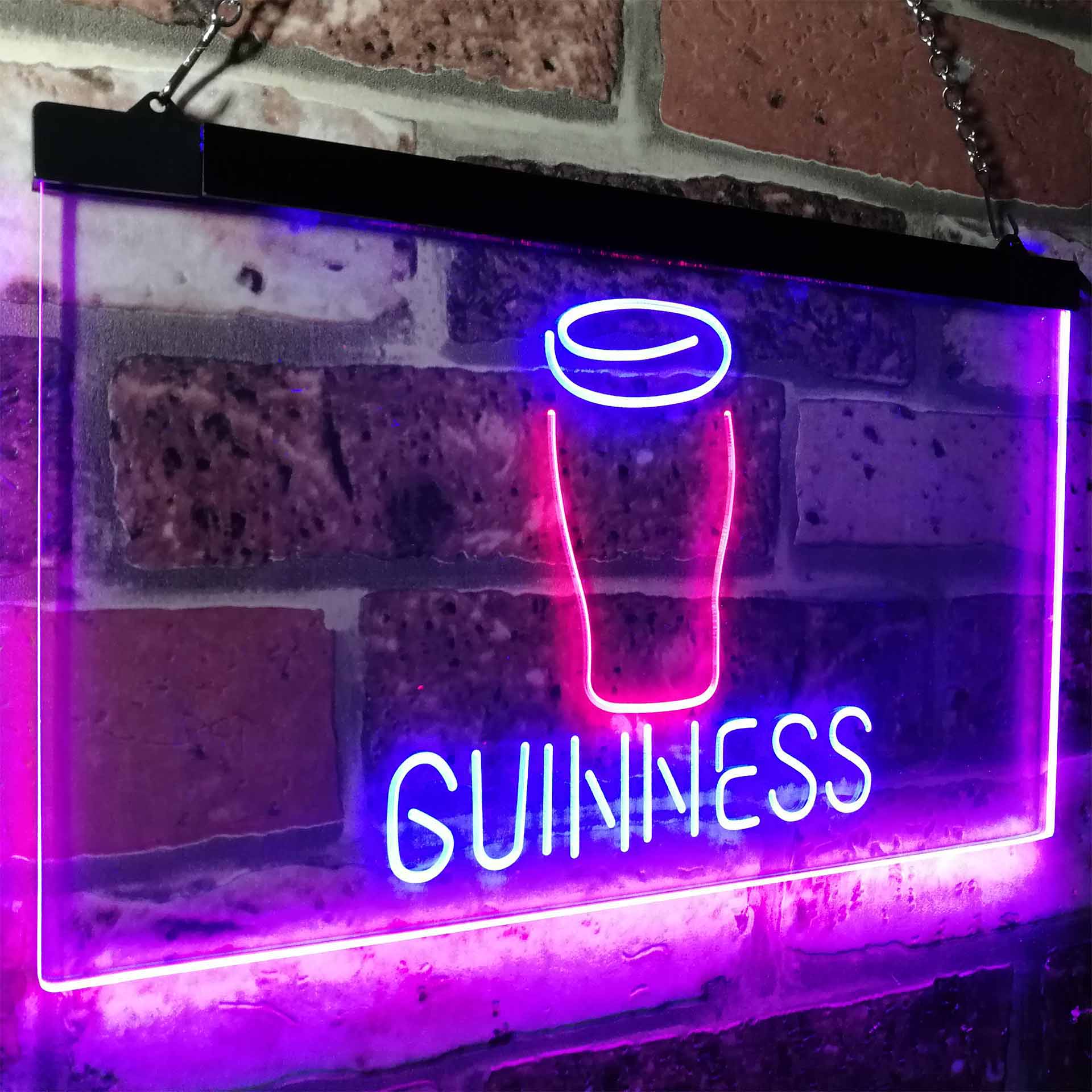 Guinness Glass Beer on tap Bar Decor Neon-Like LED Sign - Image 26