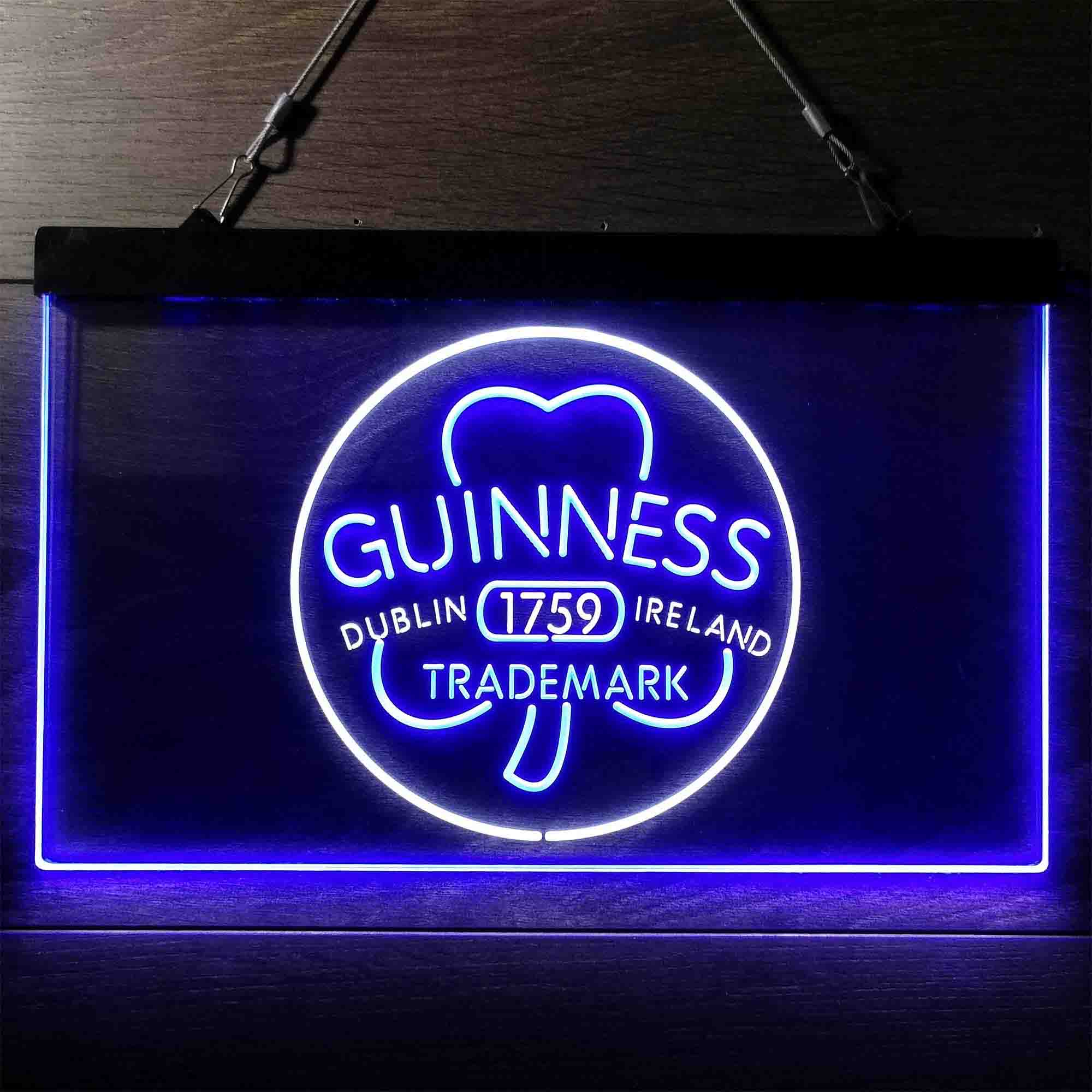 Guinness Shamrock Dublin Ireland 1759 Neon-Like LED Sign - Image 11