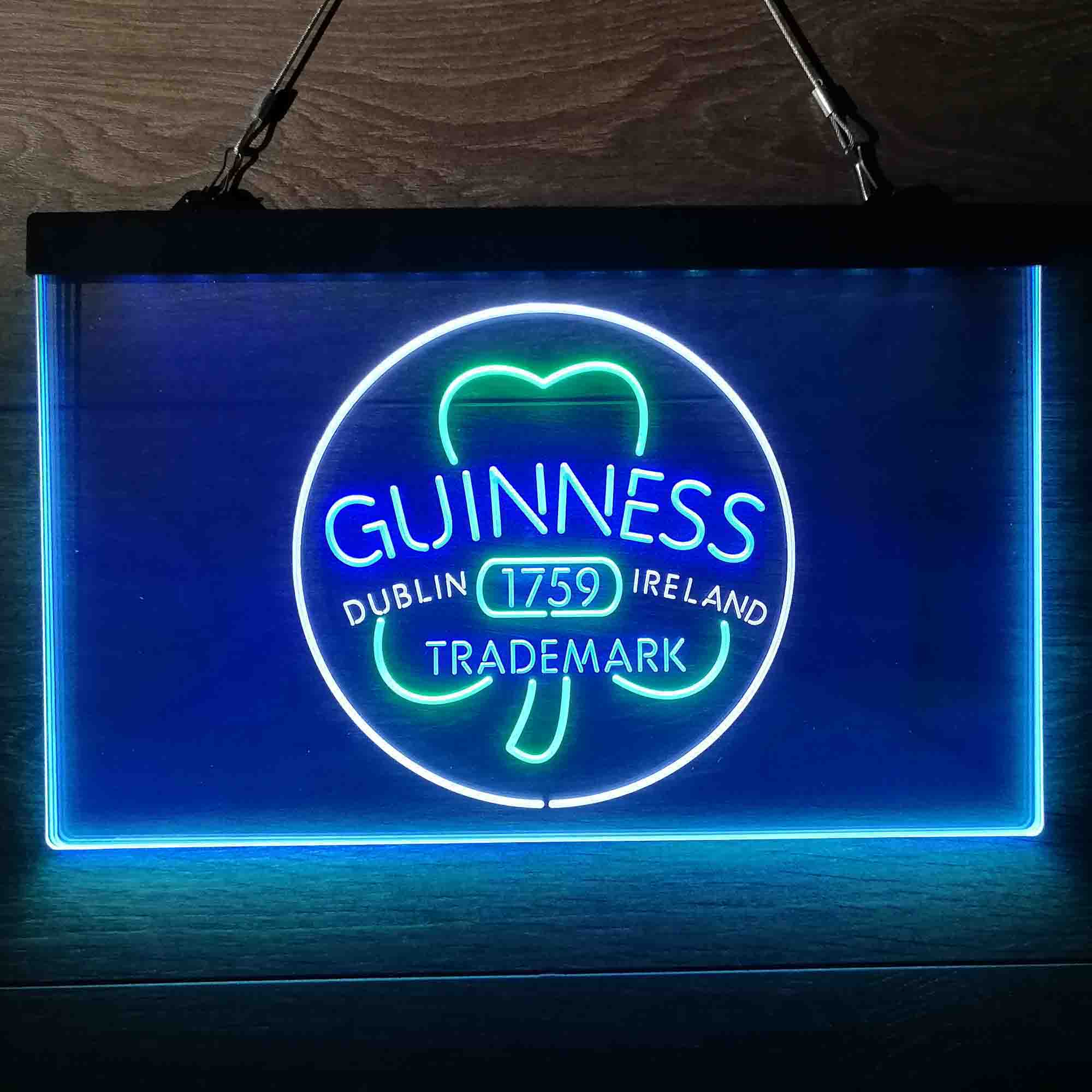 Guinness Shamrock Dublin Ireland 1759 Neon-Like LED Sign - Image 15