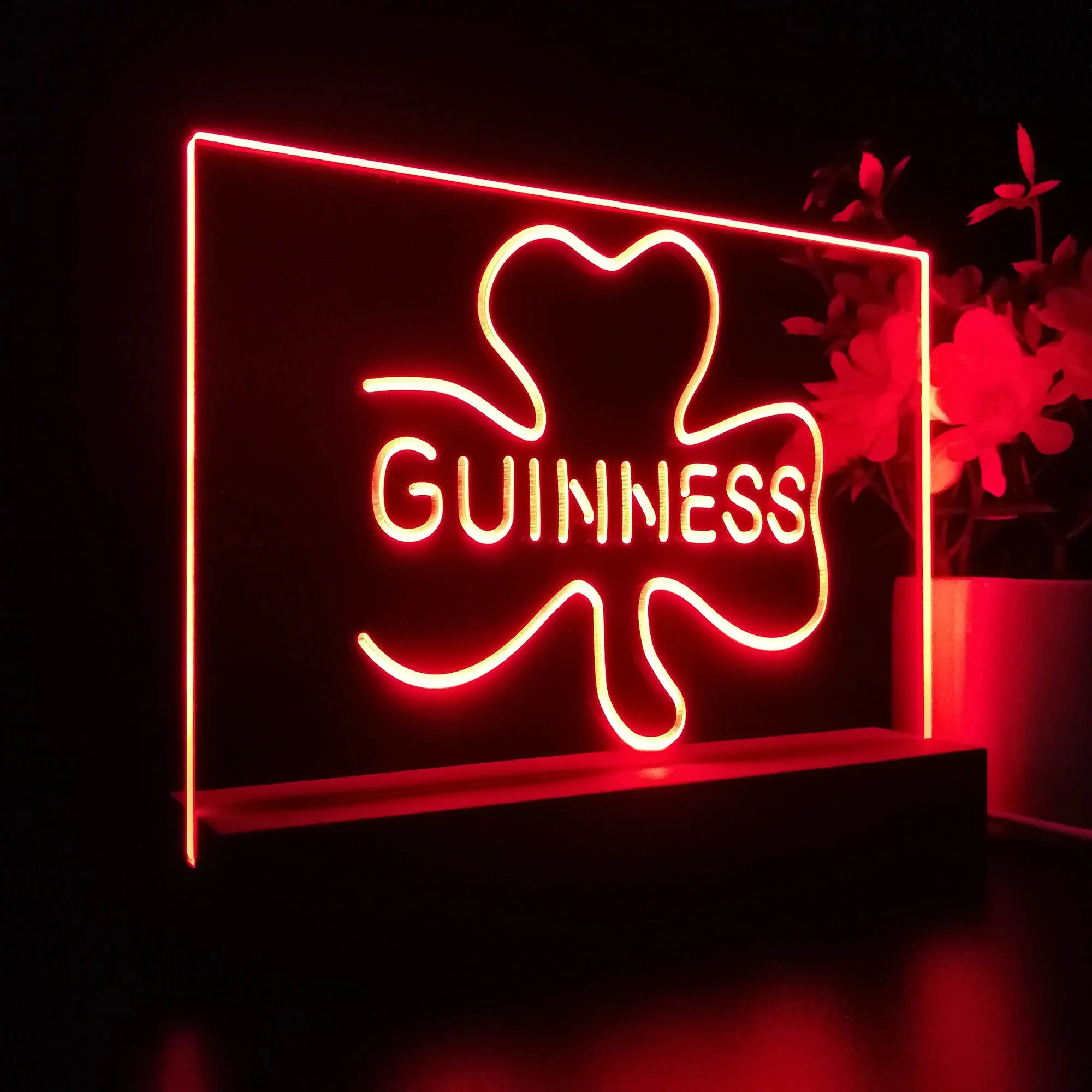 Guinness Shamrock Neon Sign Pub Bar Lamp - Image 5
