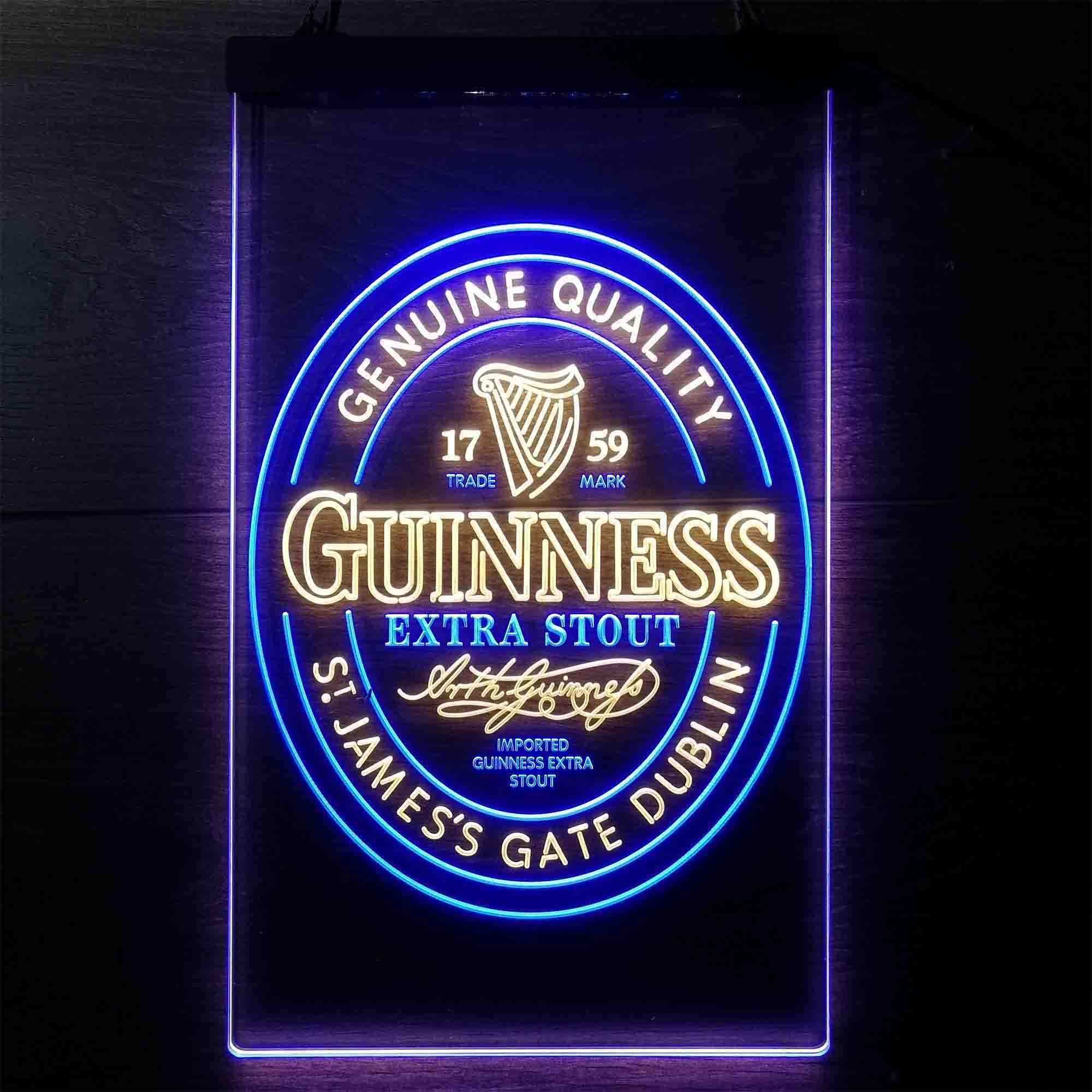 Guinness St. James Gate Dublin Bar Neon LED Sign - Image 3