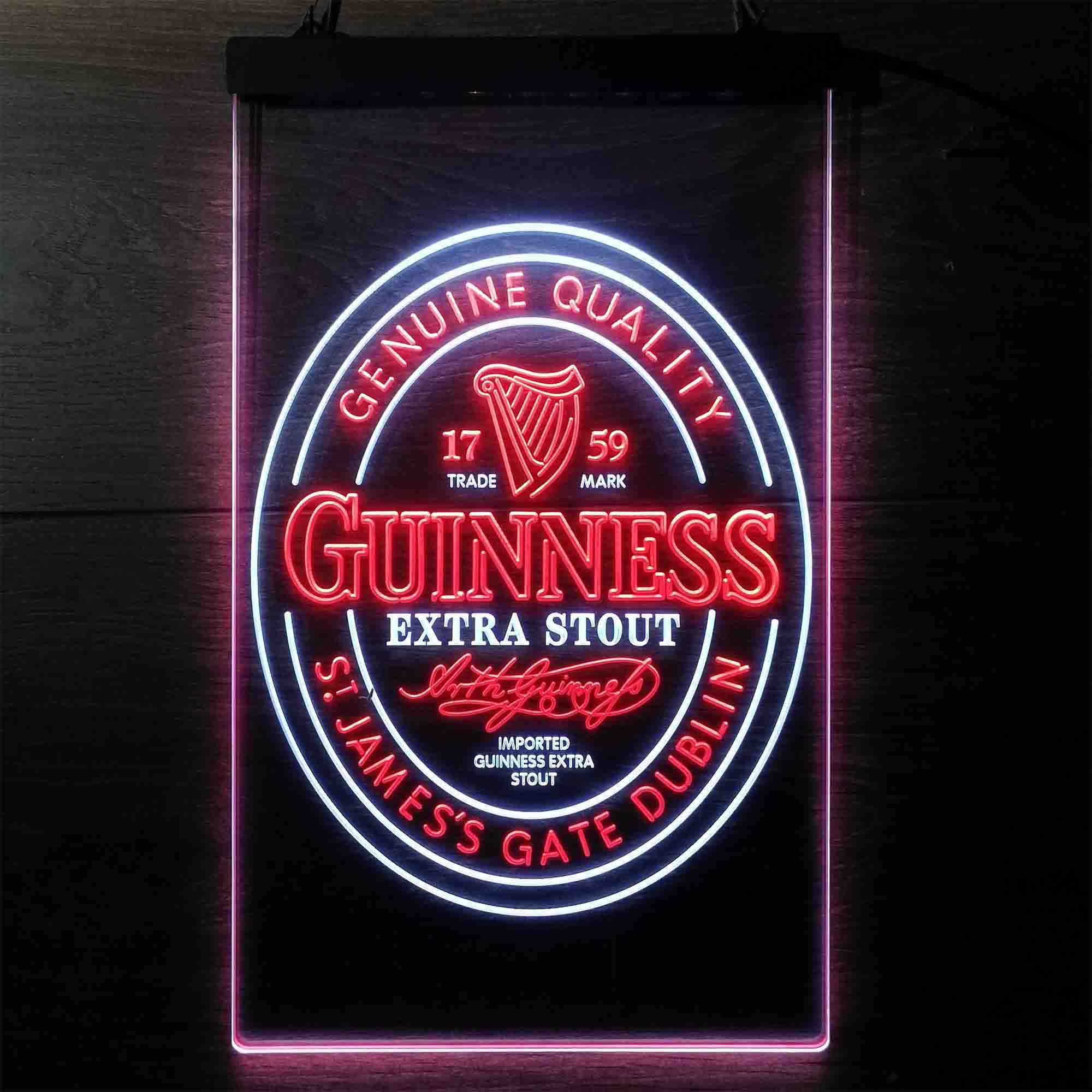 Guinness St. James Gate Dublin Bar Neon LED Sign - Image 4