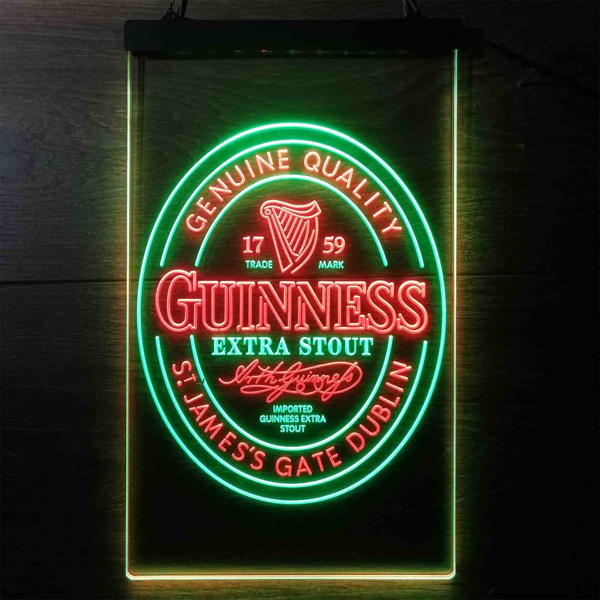 Guinness St. James Gate Dublin Bar Neon LED Sign - Image 9