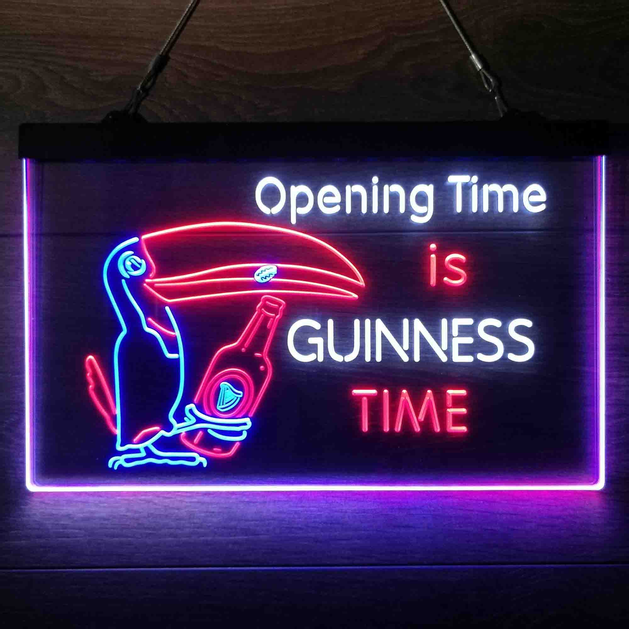 Guinness Time Opening Beer Neon-Like LED Sign - Image 14