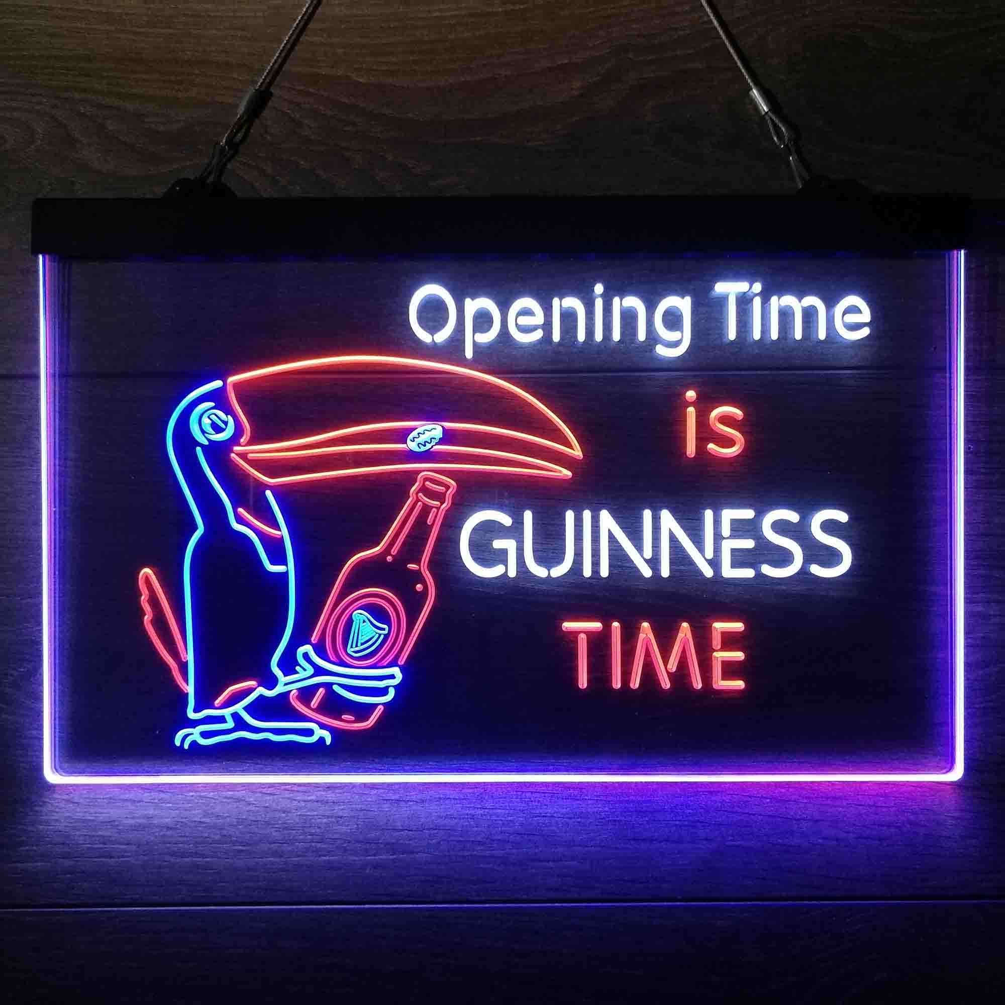 Guinness Time Opening Beer Neon-Like LED Sign - Image 24