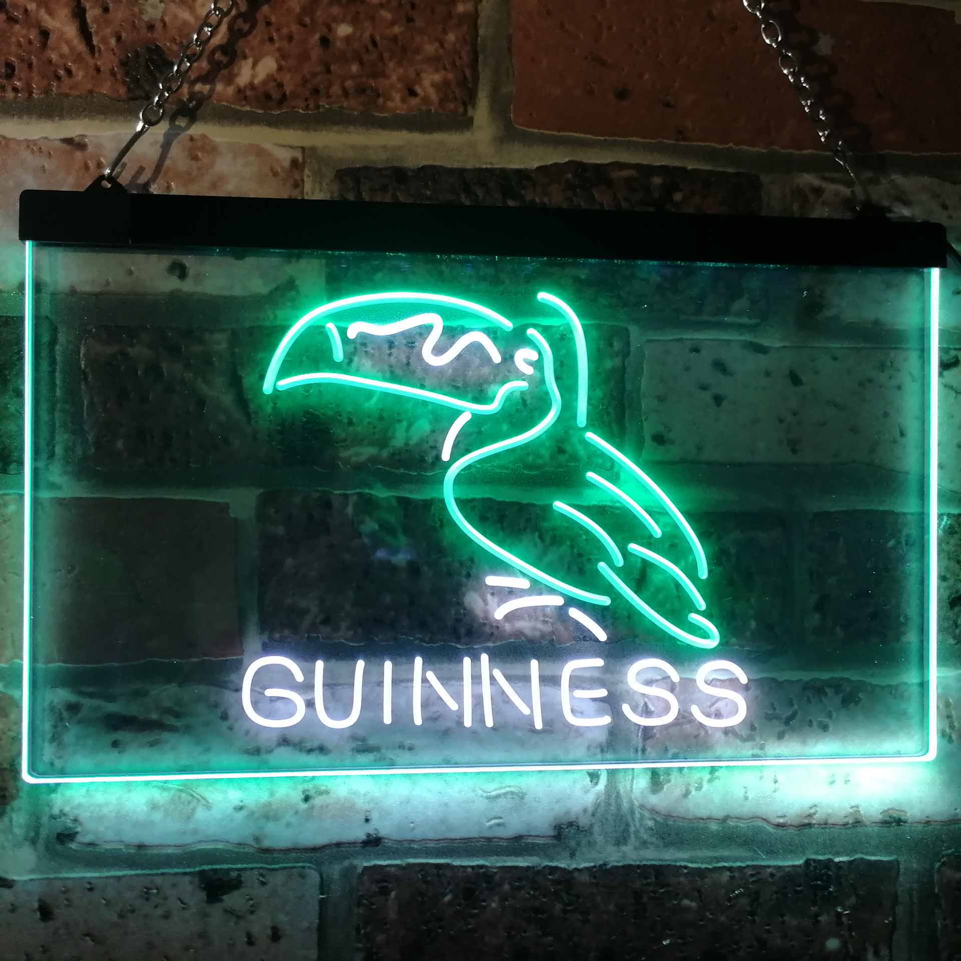 Guinness Toucan Stout Draught Beer Bar Decor Neon-Like LED Sign - Image 10