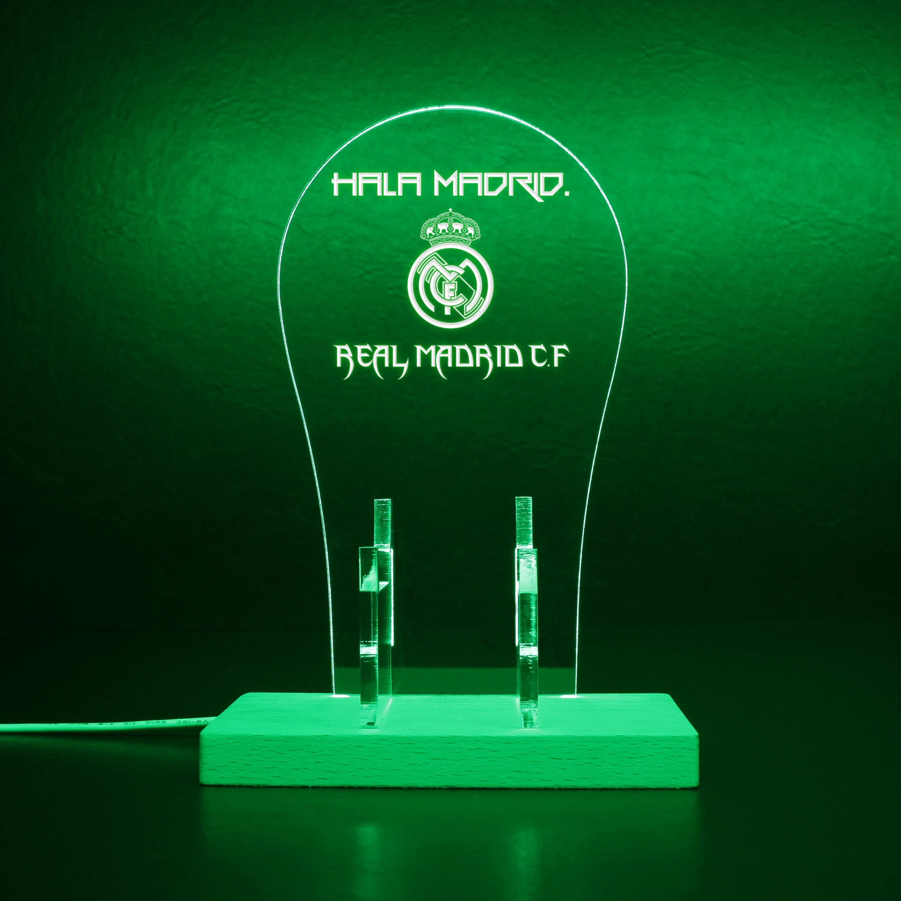 Hala Madrid Real Madrid LED Gaming Headset Controller Stand - Image 6