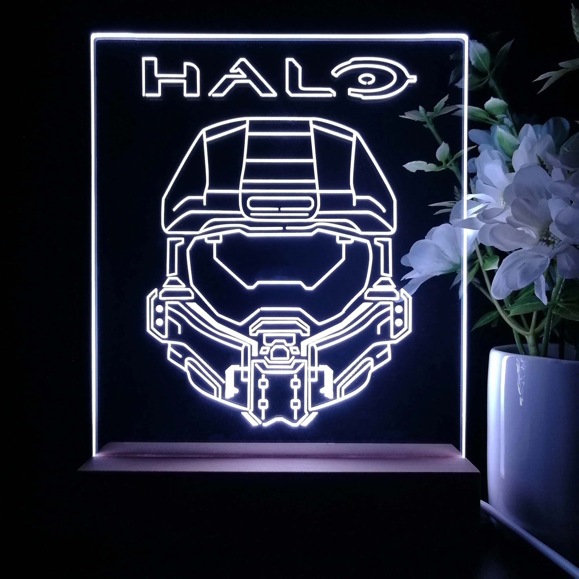 Halo Master Chief Game Room LED Sign Lamp Display - Image 4