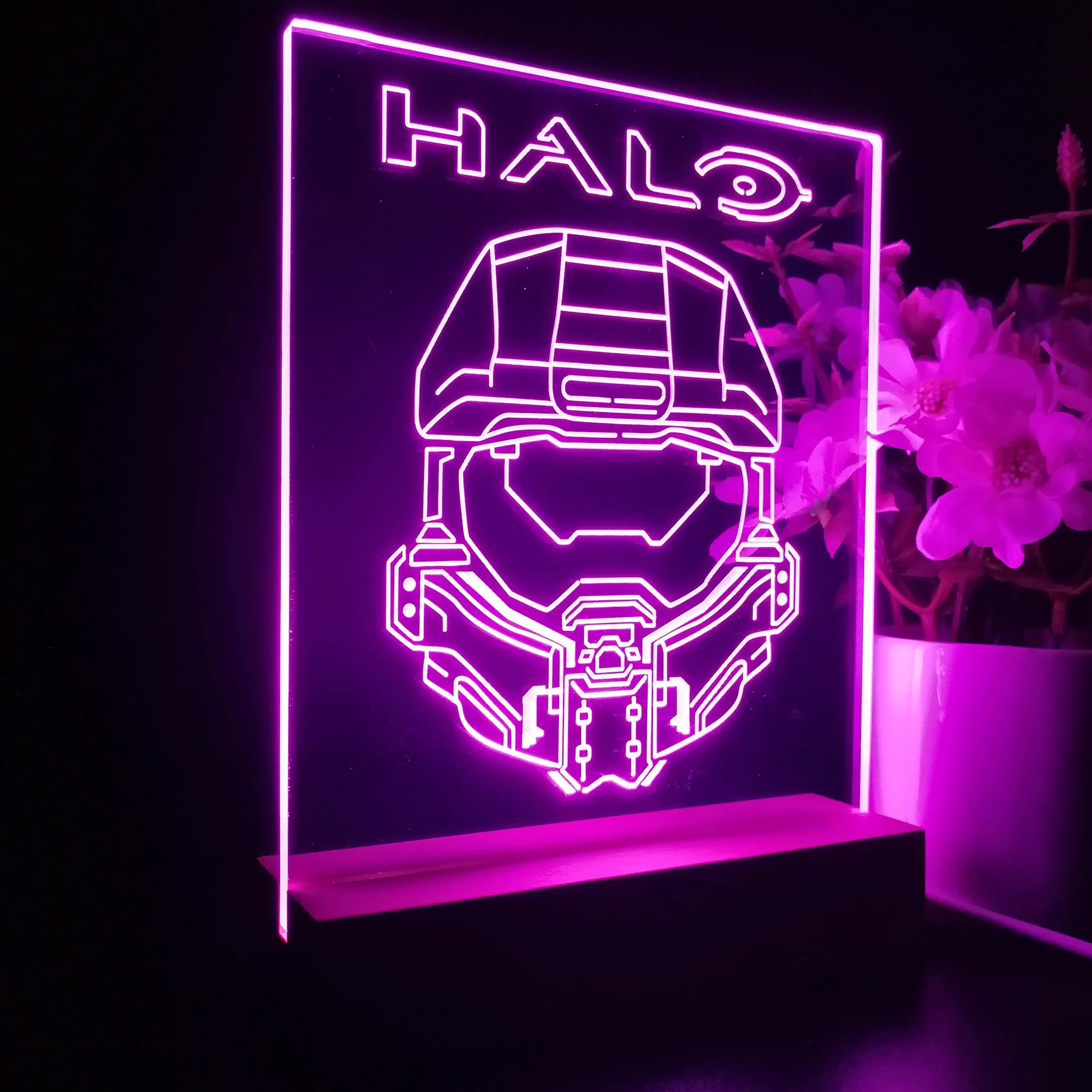 Halo Master Chief Game Room LED Sign Lamp Display - Image 5