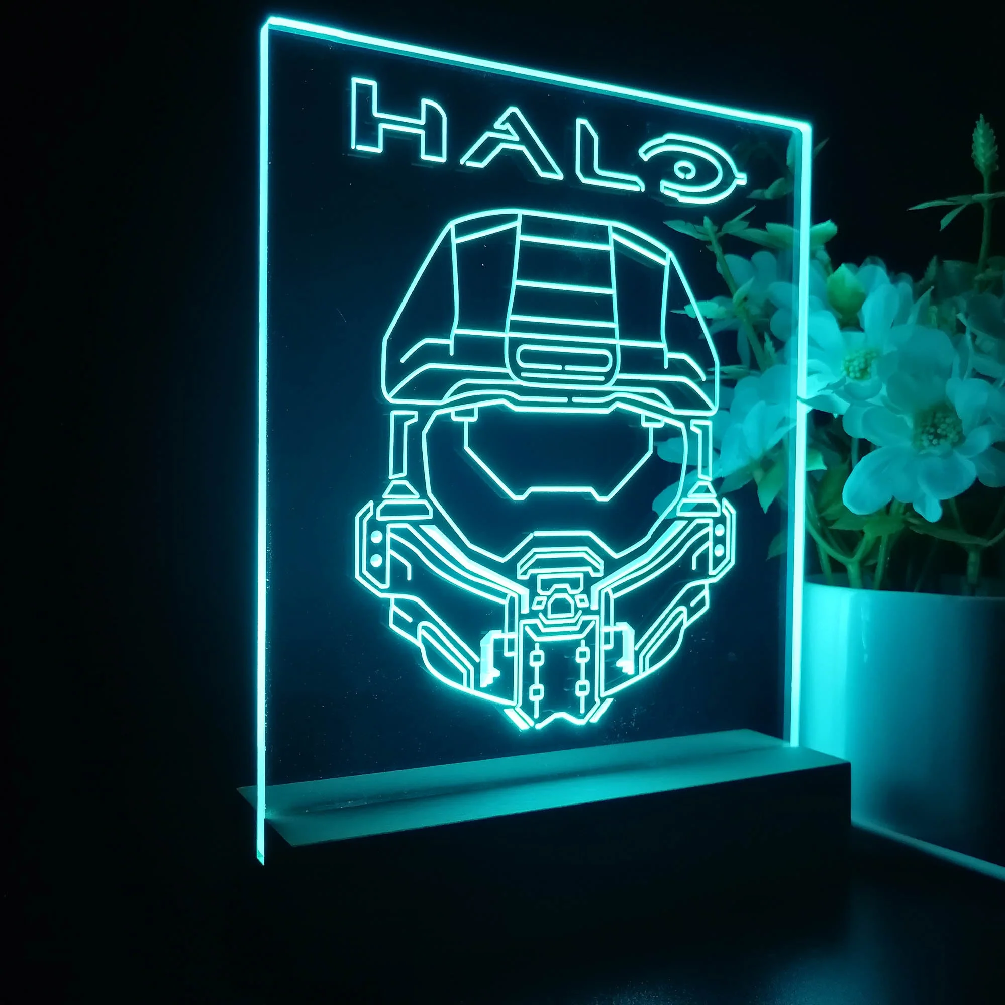 Halo Master Chief Game Room LED Sign Lamp Display - Image 6