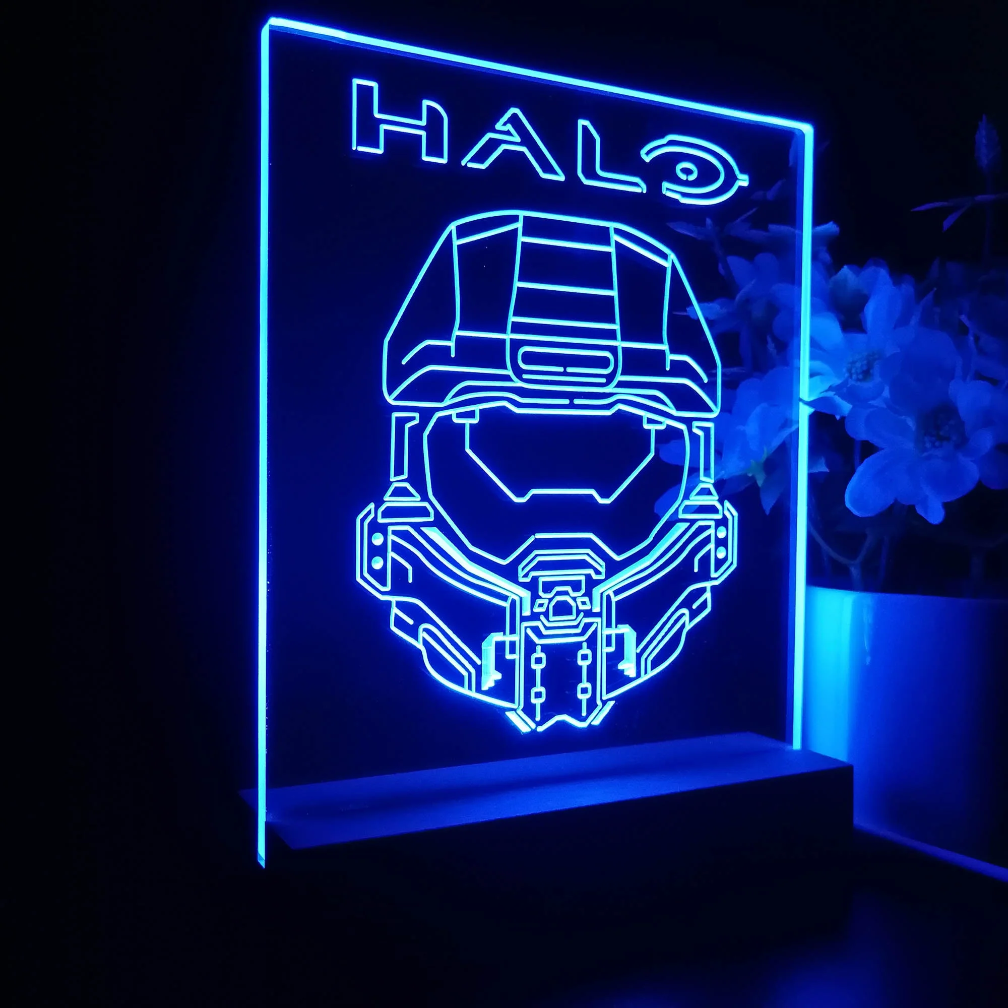 Halo Master Chief Game Room LED Sign Lamp Display - Image 7