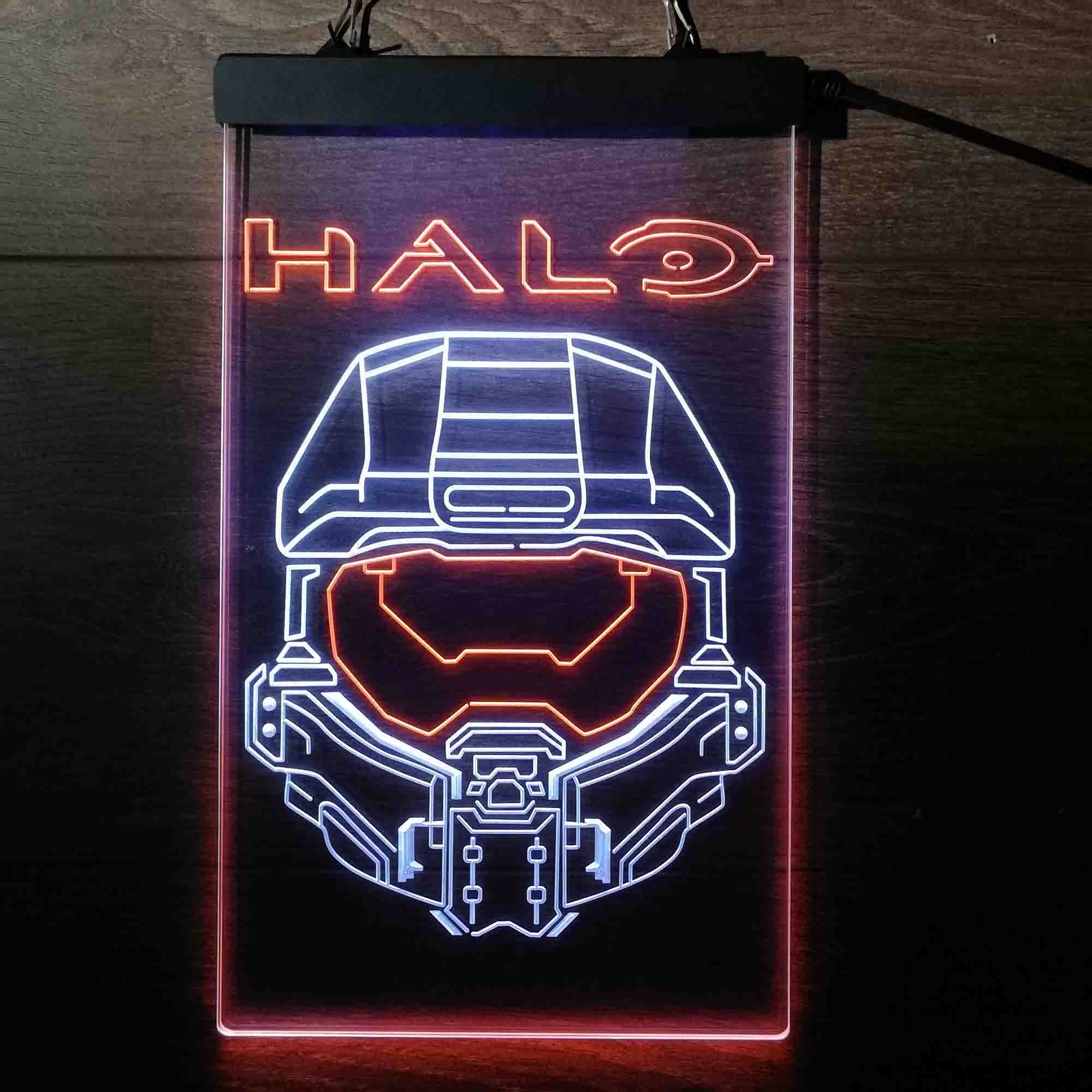 Halo Master Chief Helmet Game Room Neon Light LED Sign - Image 4