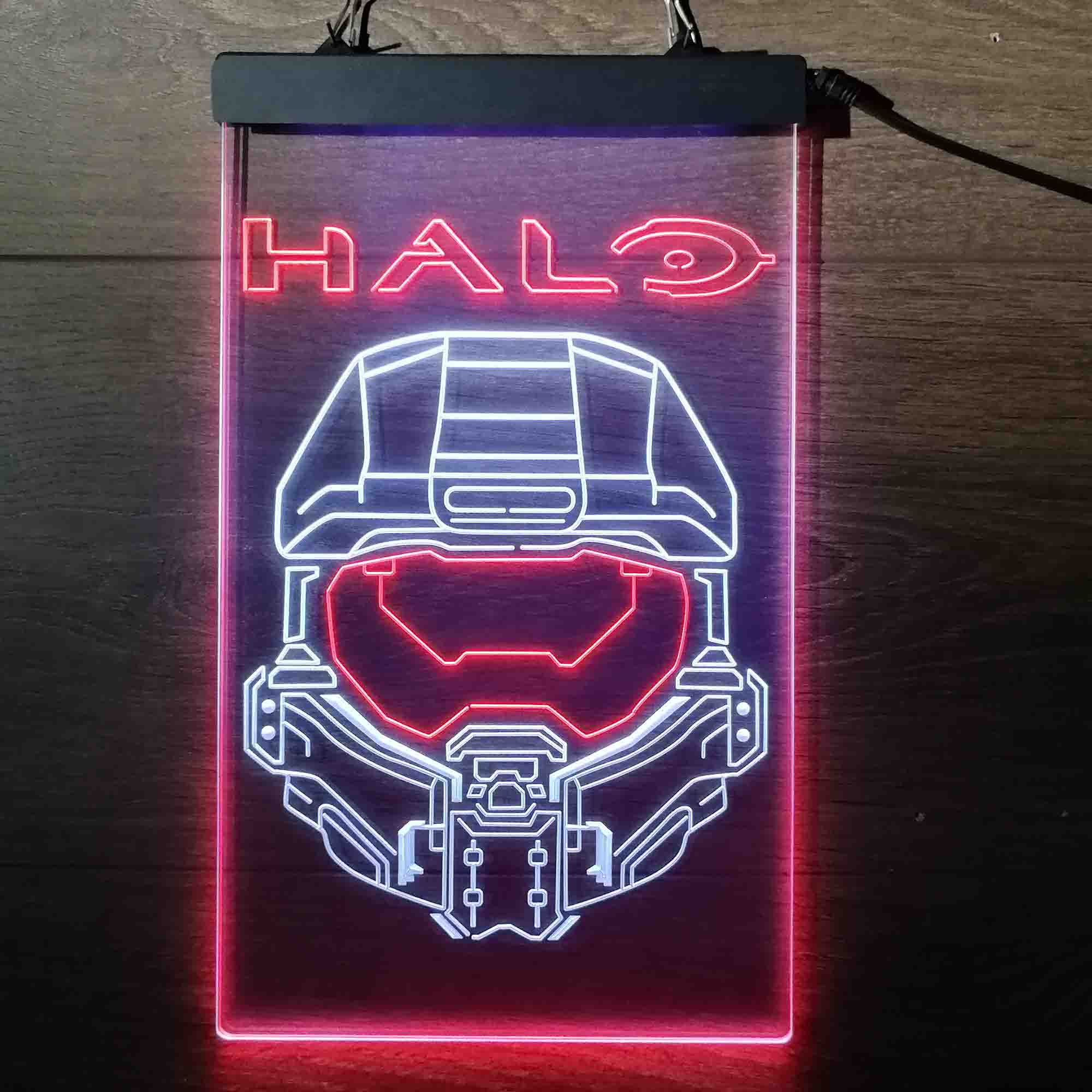 Halo Master Chief Helmet Game Room Neon Light LED Sign - Image 5