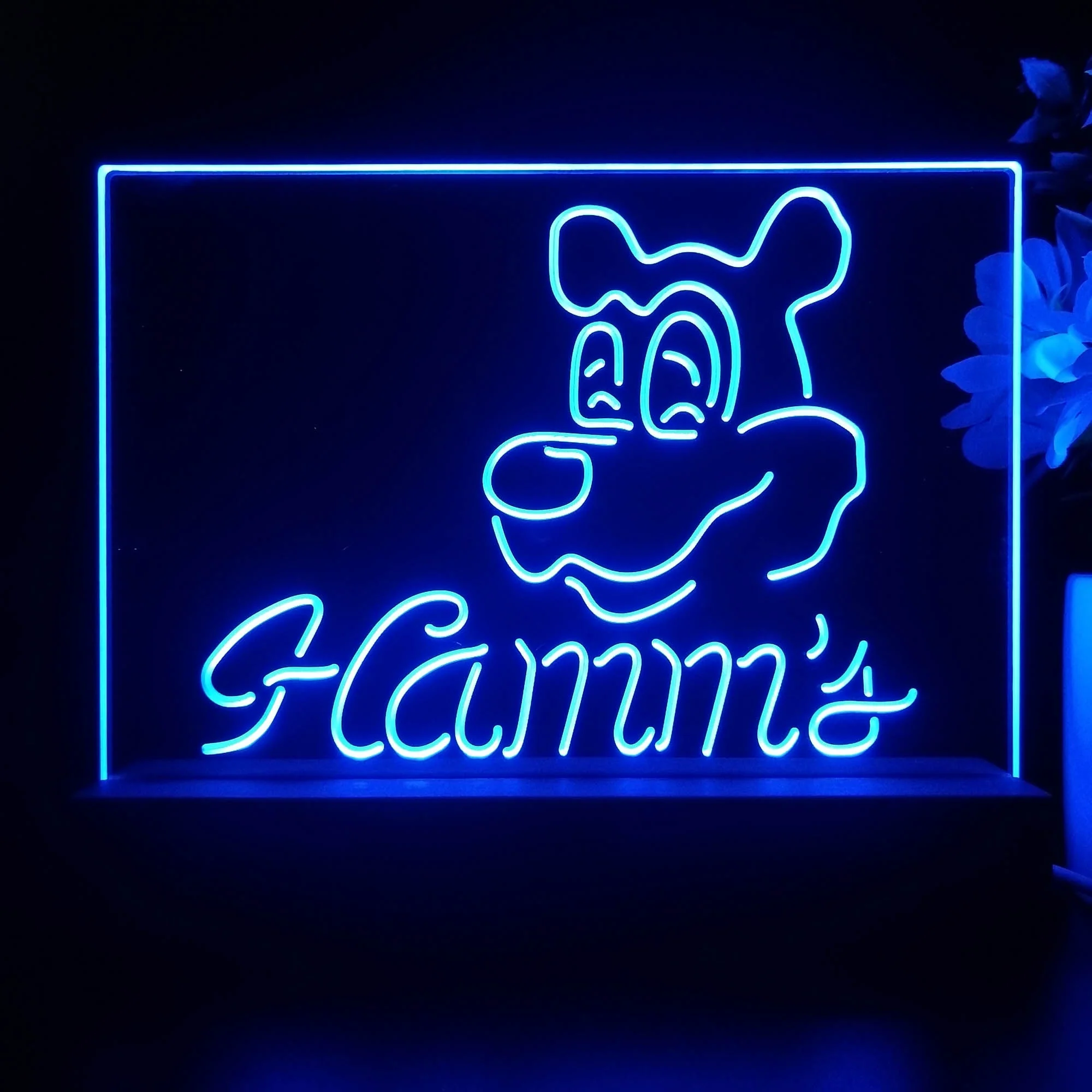 Hamm's Beer Bar Man Cave Neon Sign Pub Bar Lamp