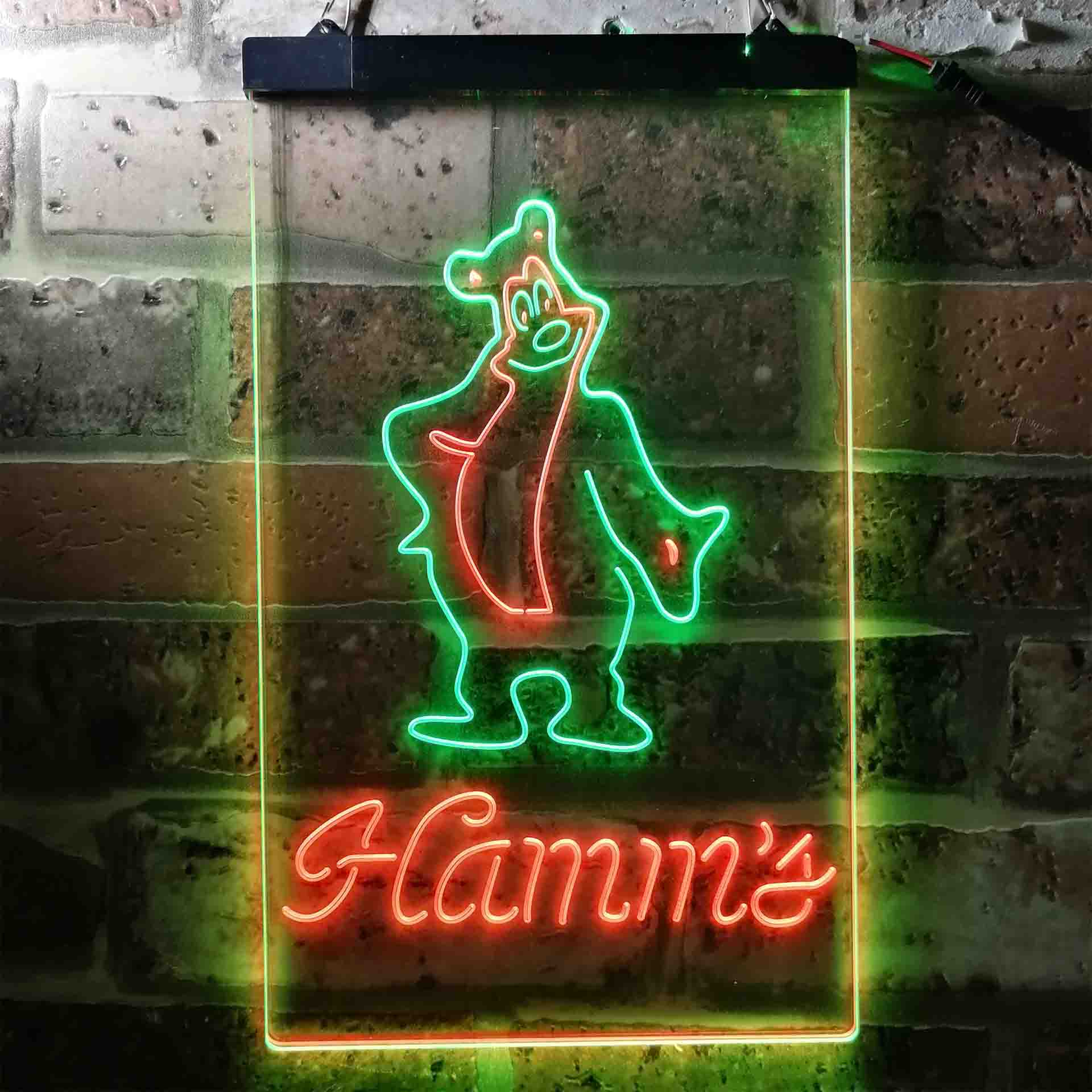 Hamm's Beer Bear Bar Home Bar Neon Light LED Sign - Image 8