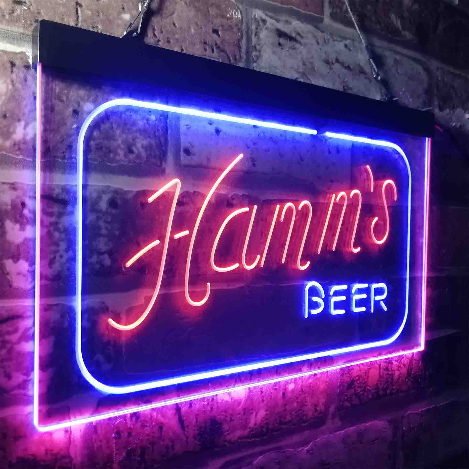 Hamm's Beer Rectangle Neon-Like LED Sign - Image 16