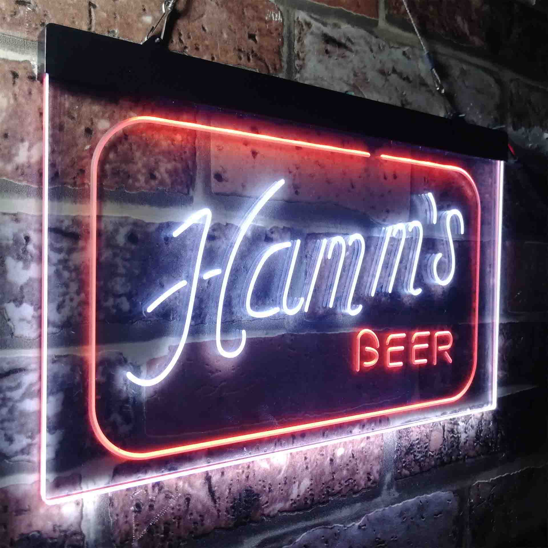 Hamm's Beer Rectangle Neon-Like LED Sign - Image 17